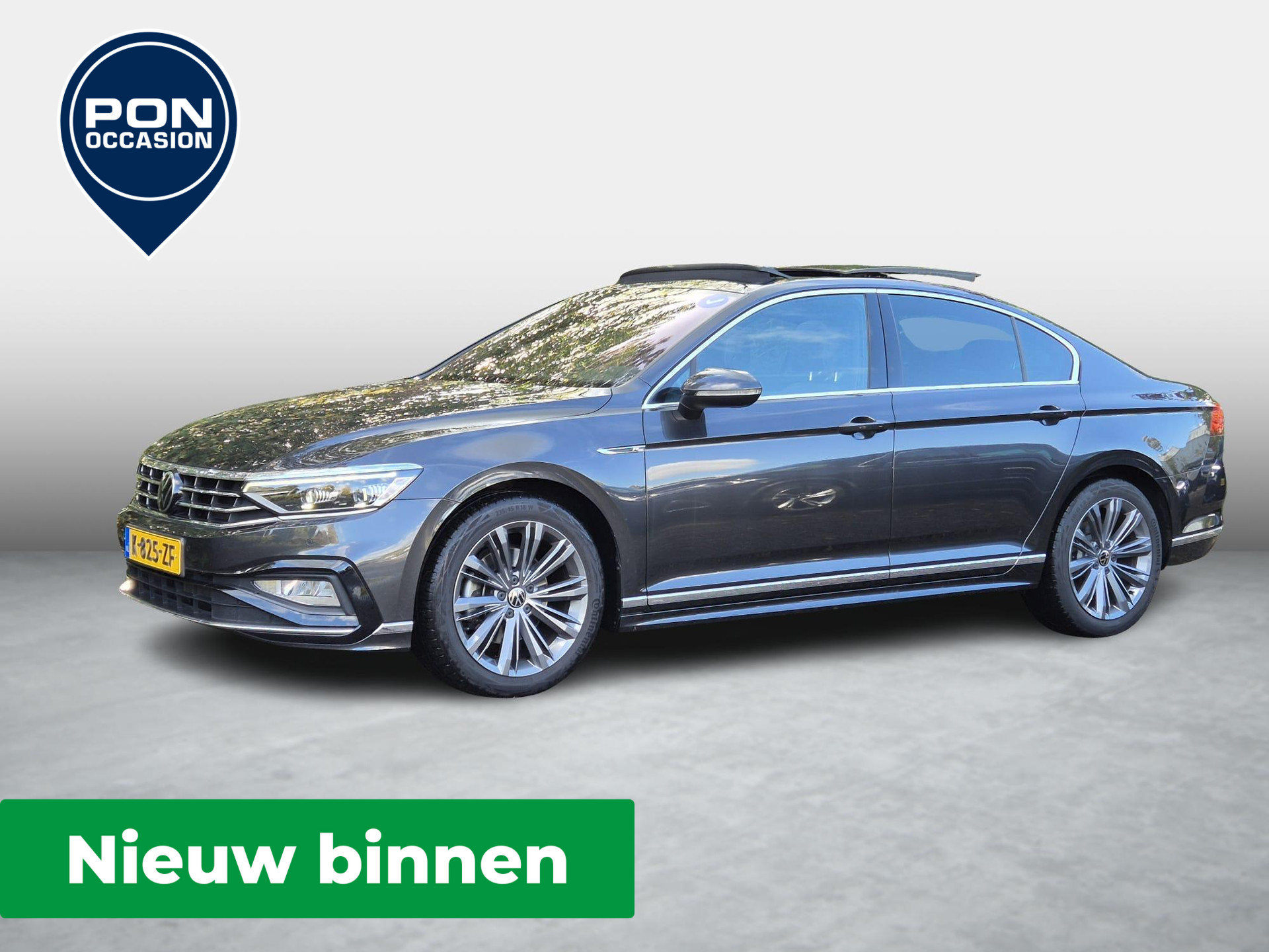 Volkswagen Passat 1.5 TSI 150 PK DSG R-Line Business + | NIEUW BINNEN | Pano. Dak | Discover Pro | 18" 'Liverpool' | ERGO Stoel | IQ. Light | Keyless |