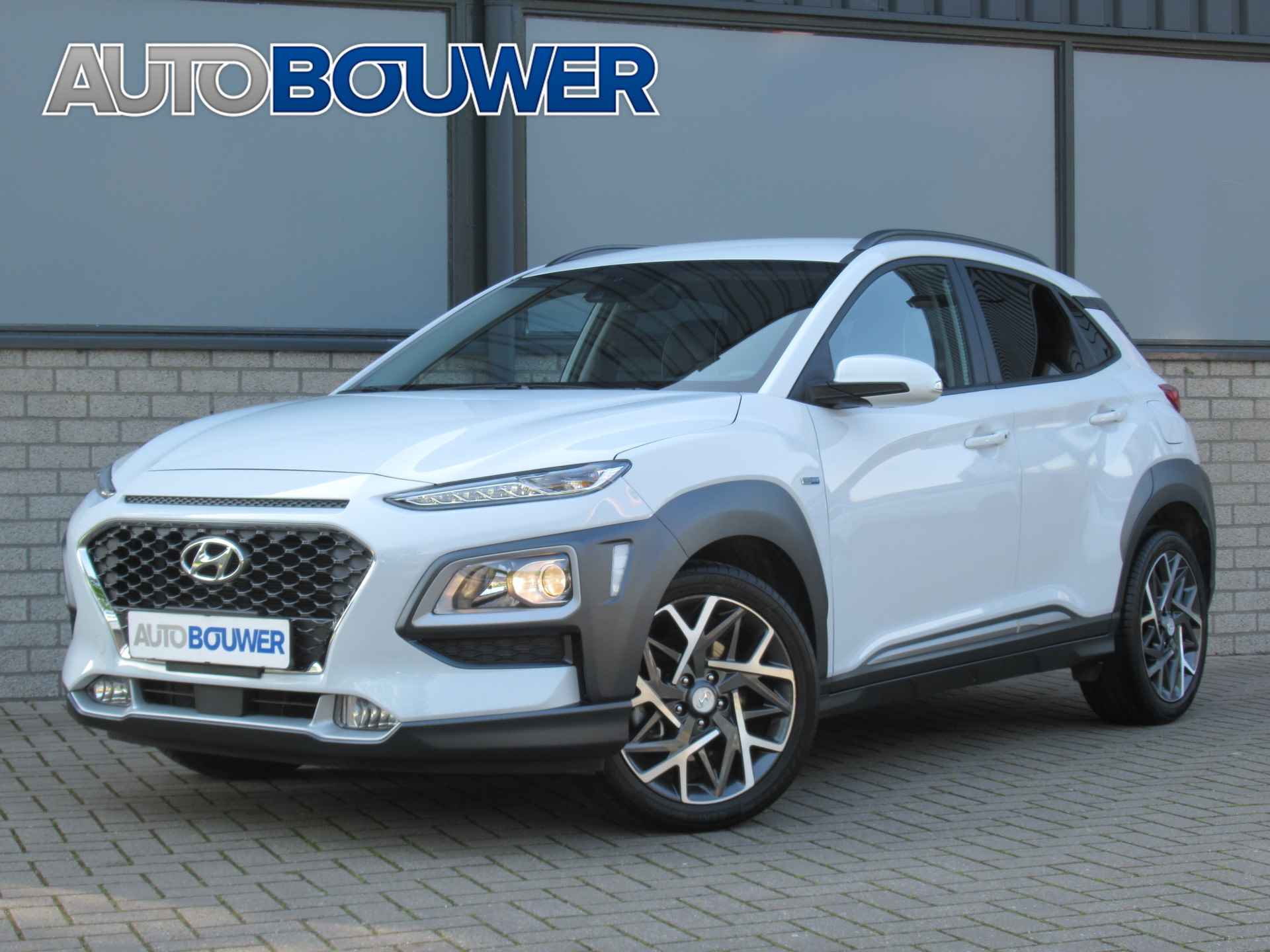 Hyundai KONA 1.6 GDI HEV Hybride 2e eigen |18"inch |camera| clima |half leder | keyless - 1/25