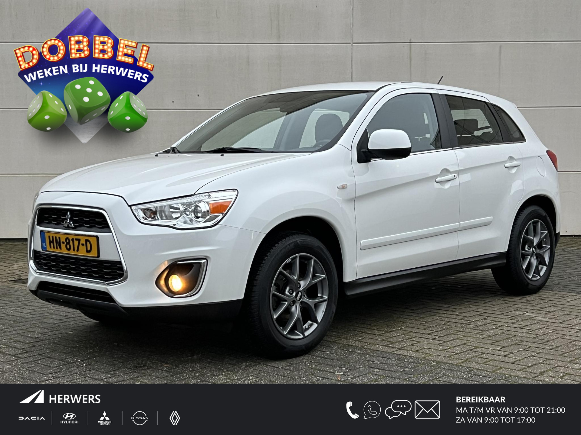 Mitsubishi ASX 1.6 Cleartec Bright / Airco / Dealer Onderhouden / Licht Metalen Velgen / Radio / Trekhaak 1.200 KG Trekgewicht /