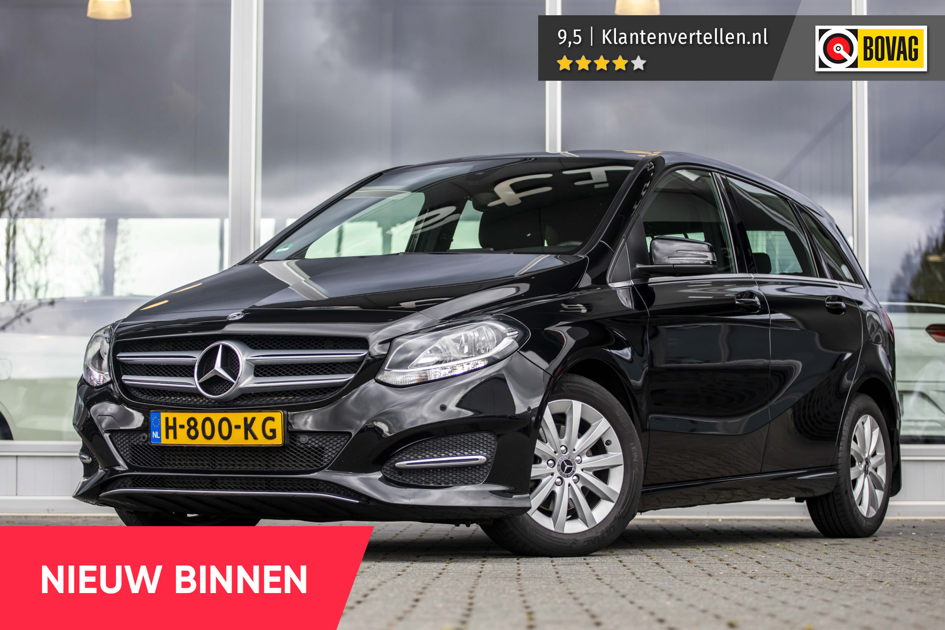 Mercedes-Benz B-Klasse 180 Ambition | Carplay | DAB | Stoelverw. | Dodehoek | Park. sens.