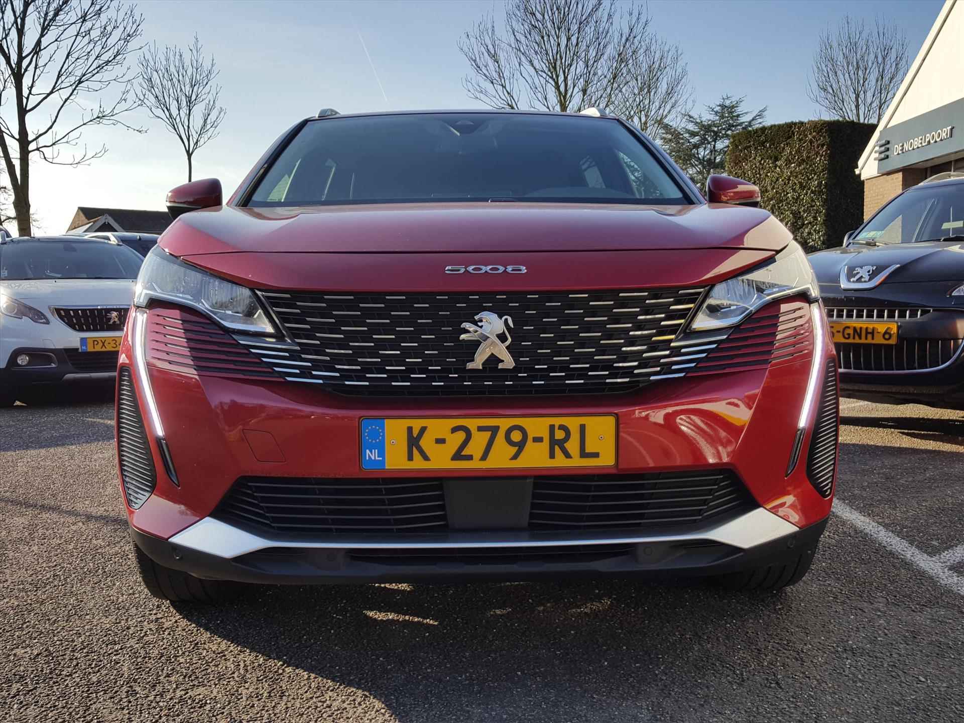 PEUGEOT 5008 1.2 PureTech 130pk S&S Blue Lease Allure Navigatie | Cruise & Climate | Achteruitrijcamera | KEYLESS | Elektrische kofferklep | BT | LM-velgen - 7/51