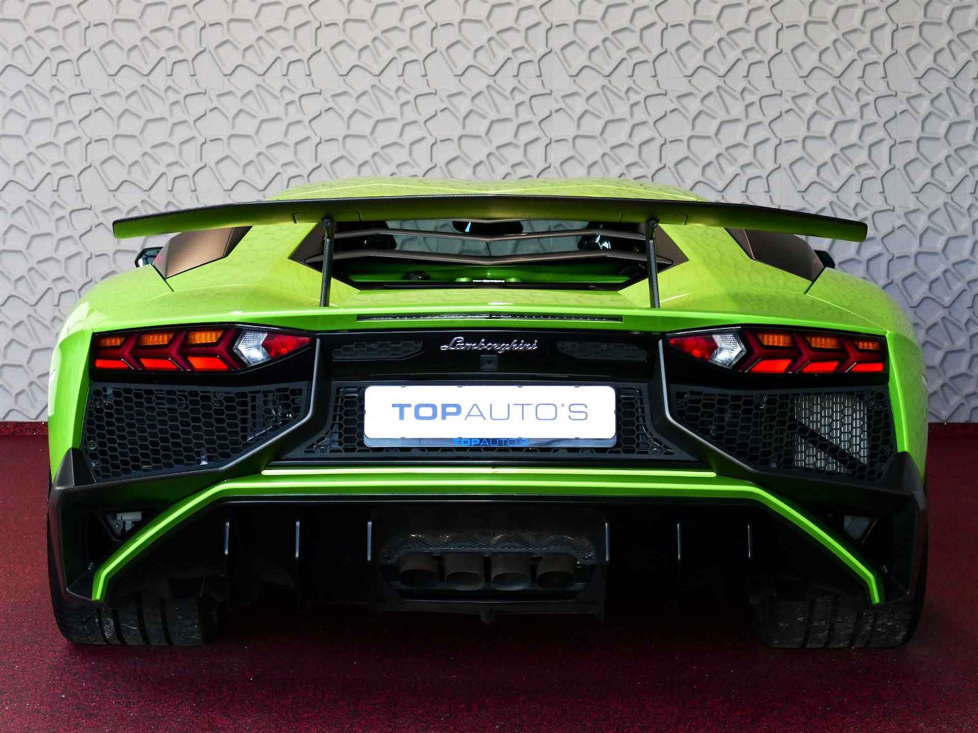 Lamborghini Aventador 6.5 V12 LP750-4 Superveloce SV Verde ithaca Lift Camera - 30/85