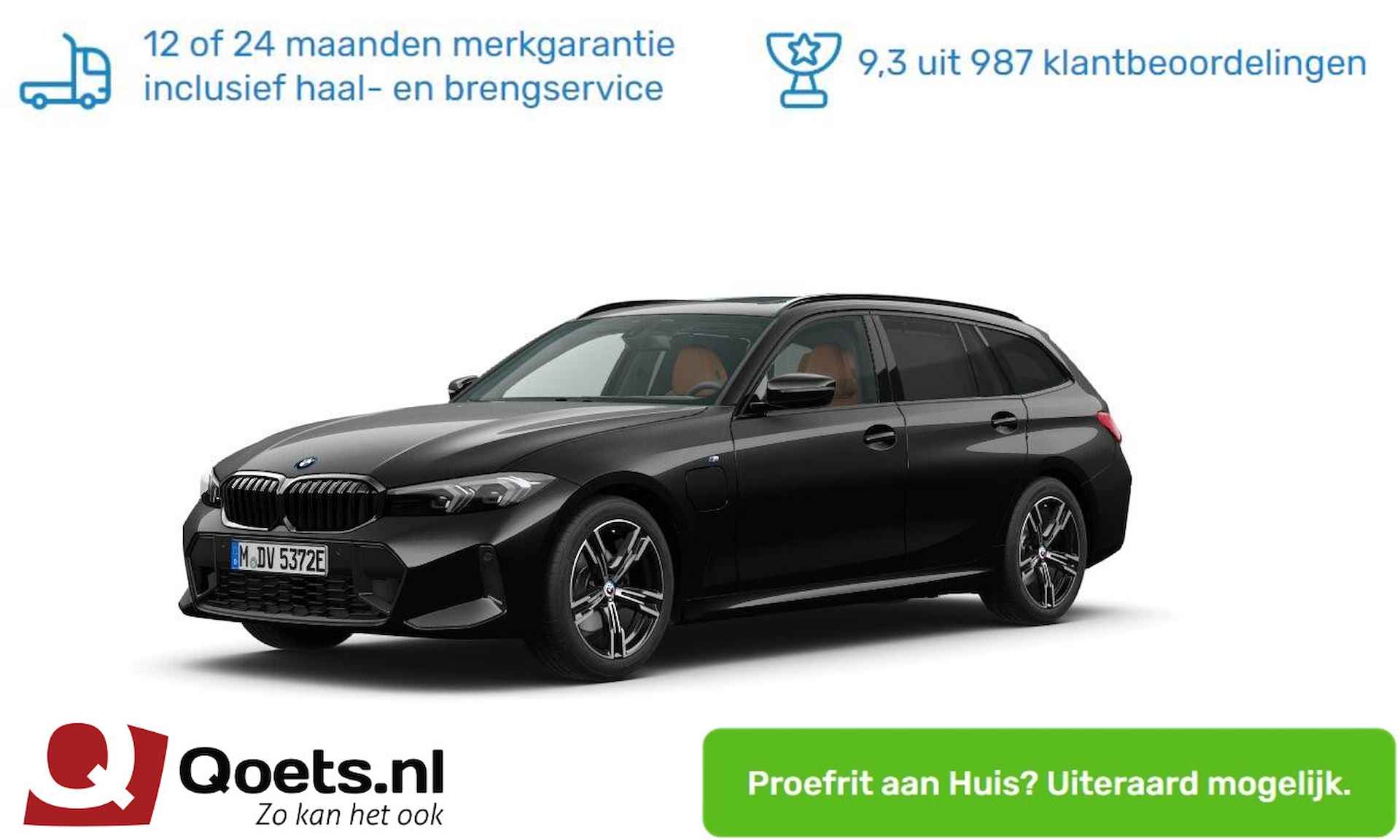 BMW 3-serie Touring 320e M Sport - Panoramadak - Comfort Access - Parking Assistant - HiFi System - Stoelen verwarmd en elektrisch verstelbaar - 1/6