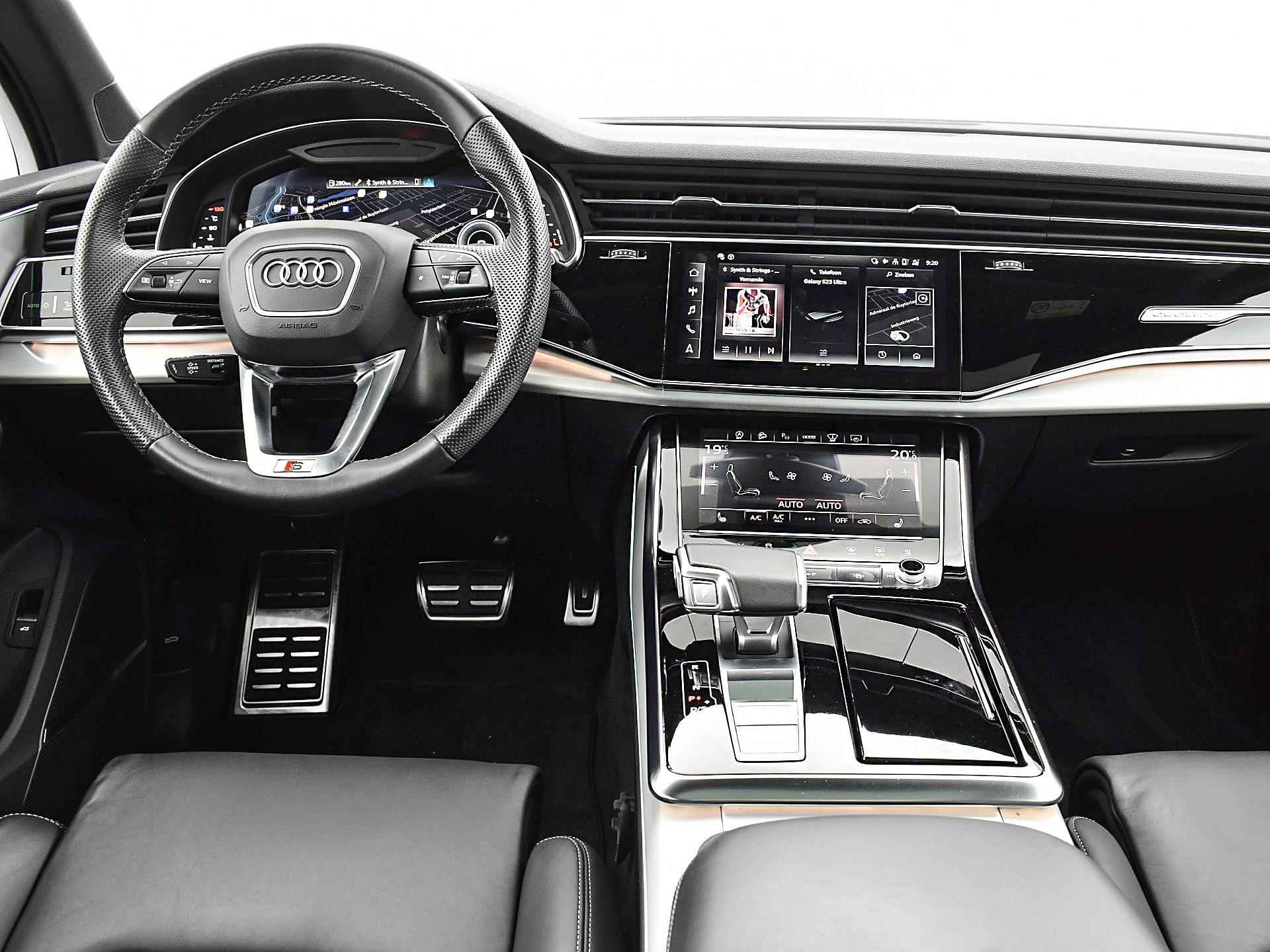 Audi Q7 55 Tfsi 340pk Tiptronic Quattro Pro Line S 7p | ACC | Panoramadak | Elek. Trekhaak | 7 Pers. | Elek. Achterklep | Standkachel | 21'' Inch | Garantie t/m 26-06-2027 of 100.000km - 4/37