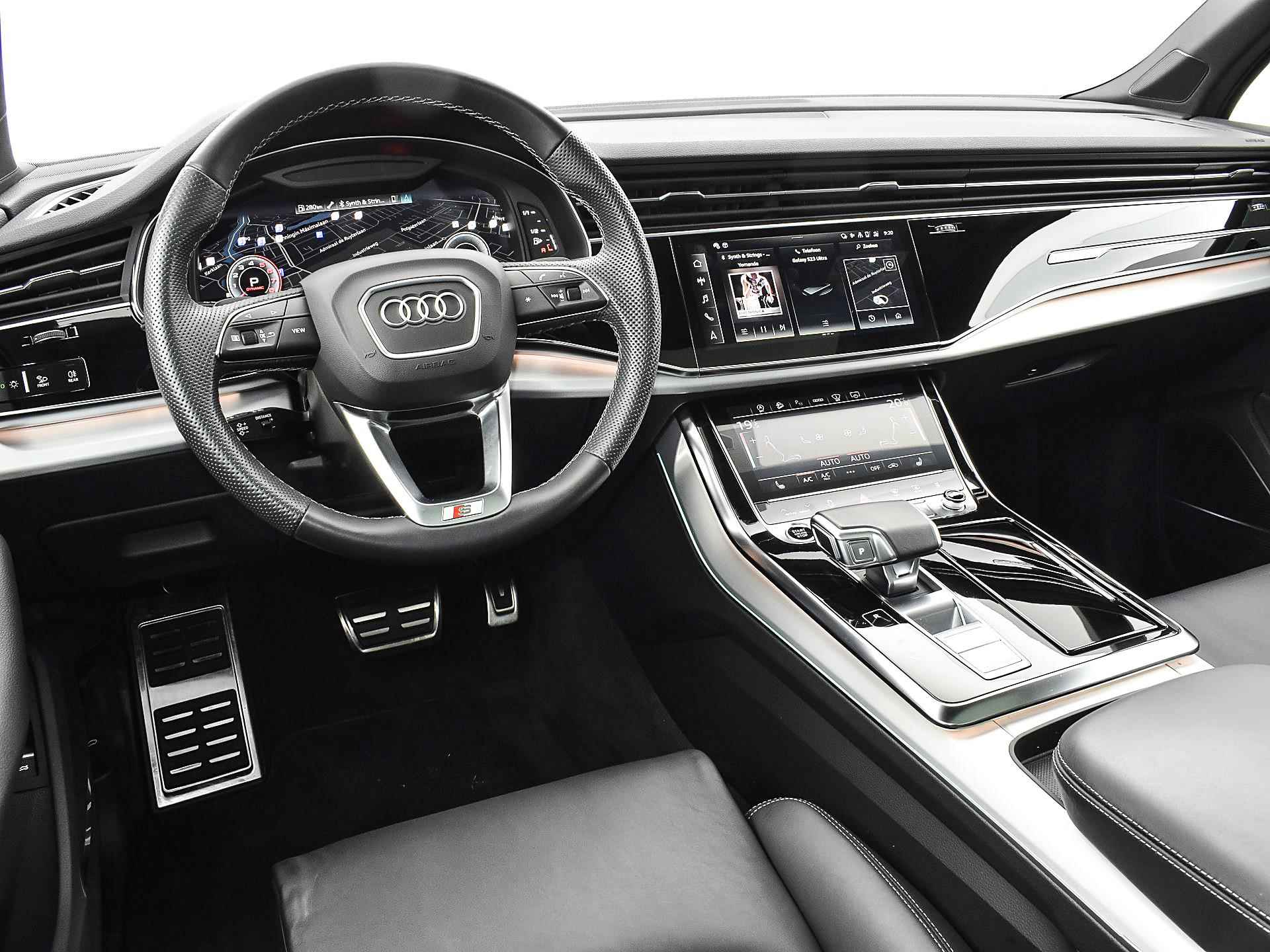 Audi Q7 55 Tfsi 340pk Tiptronic Quattro Pro Line S 7p | ACC | Panoramadak | Elek. Trekhaak | 7 Pers. | Elek. Achterklep | Standkachel | 21'' Inch | Garantie t/m 26-06-2027 of 100.000km - 17/37
