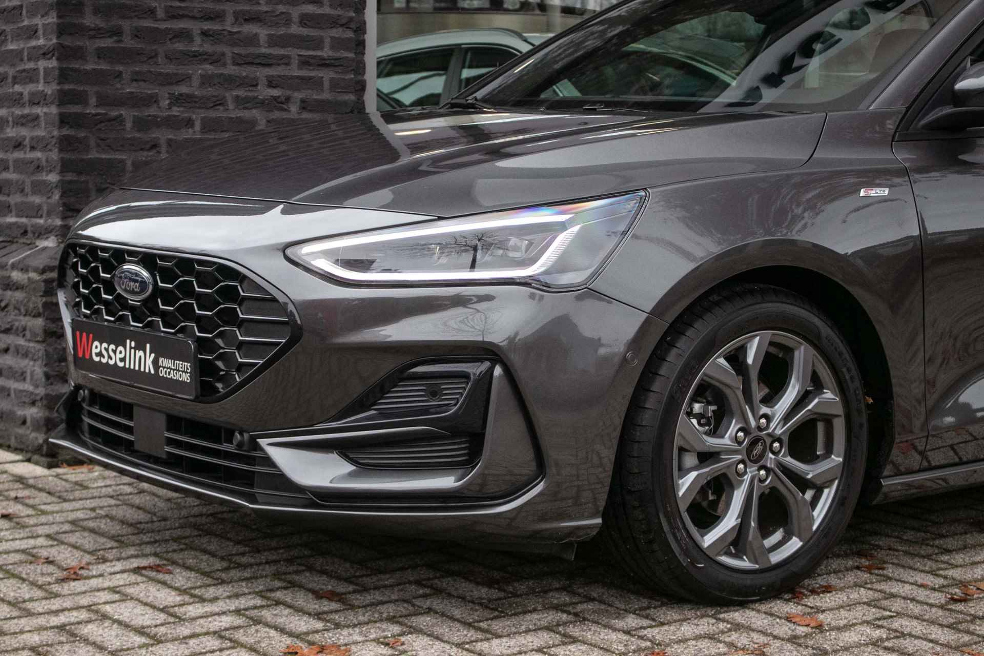 Ford FOCUS Wagon 1.0 EcoBoost Hybrid ST Line - All-in rijklrprs | Carplay | Adpt. cruise | Camera | Dode herk. - 24/38