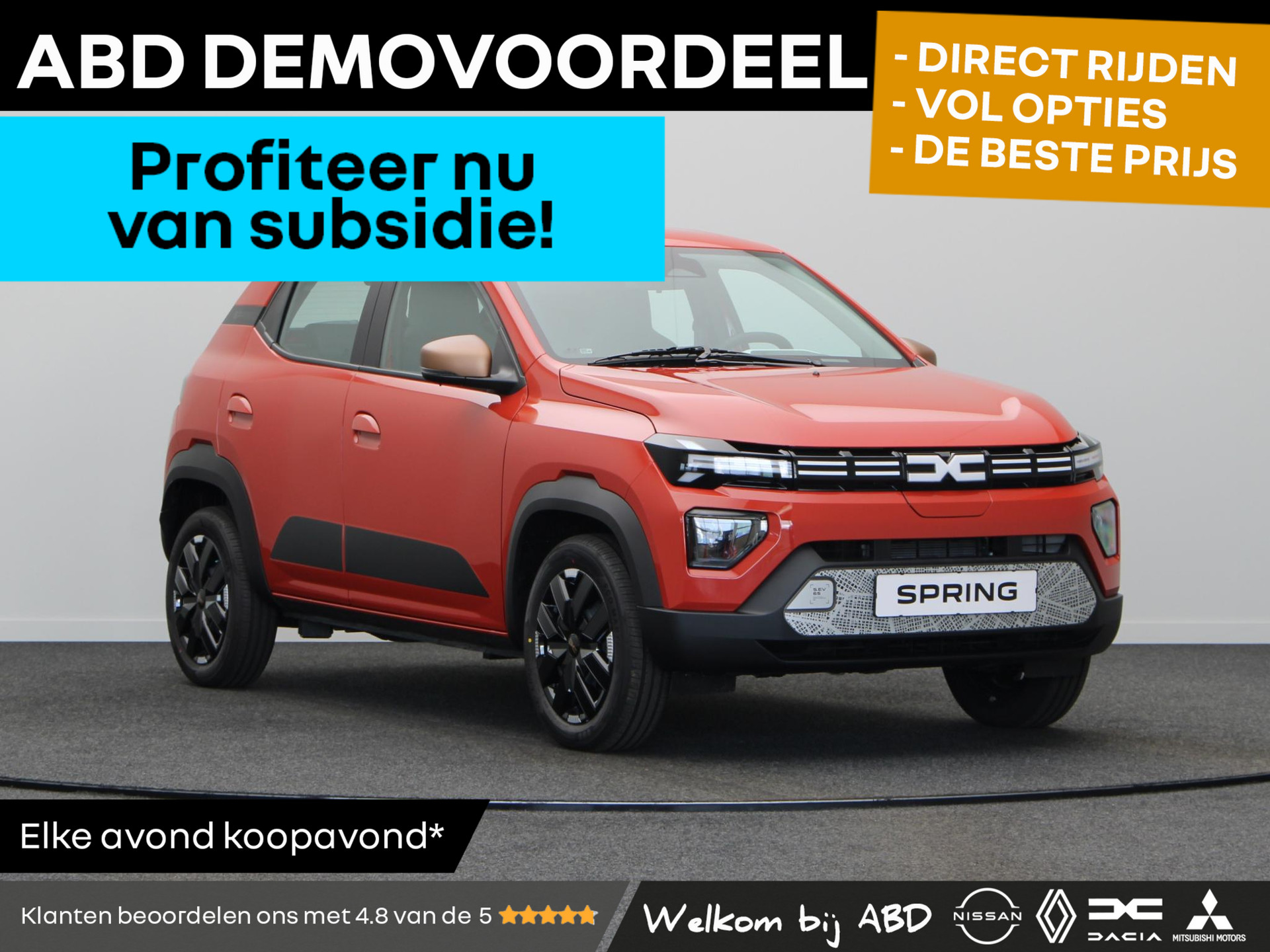 Dacia Spring Extreme 65 26.8 kWh | DEMO VOORDEEL! | Airconditioning | Camera | Apple Carplay/Android Auto |