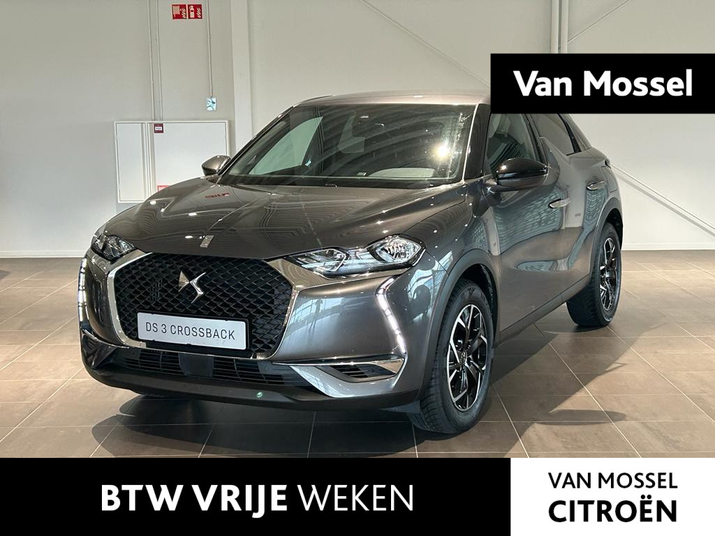 DS 3 Crossback 130PK So Chic | AUTOMAAT | ADAPTIVE CRUISE CONTROL | NAV | CLIMATE | CARPLAY ANDROID AUTO |