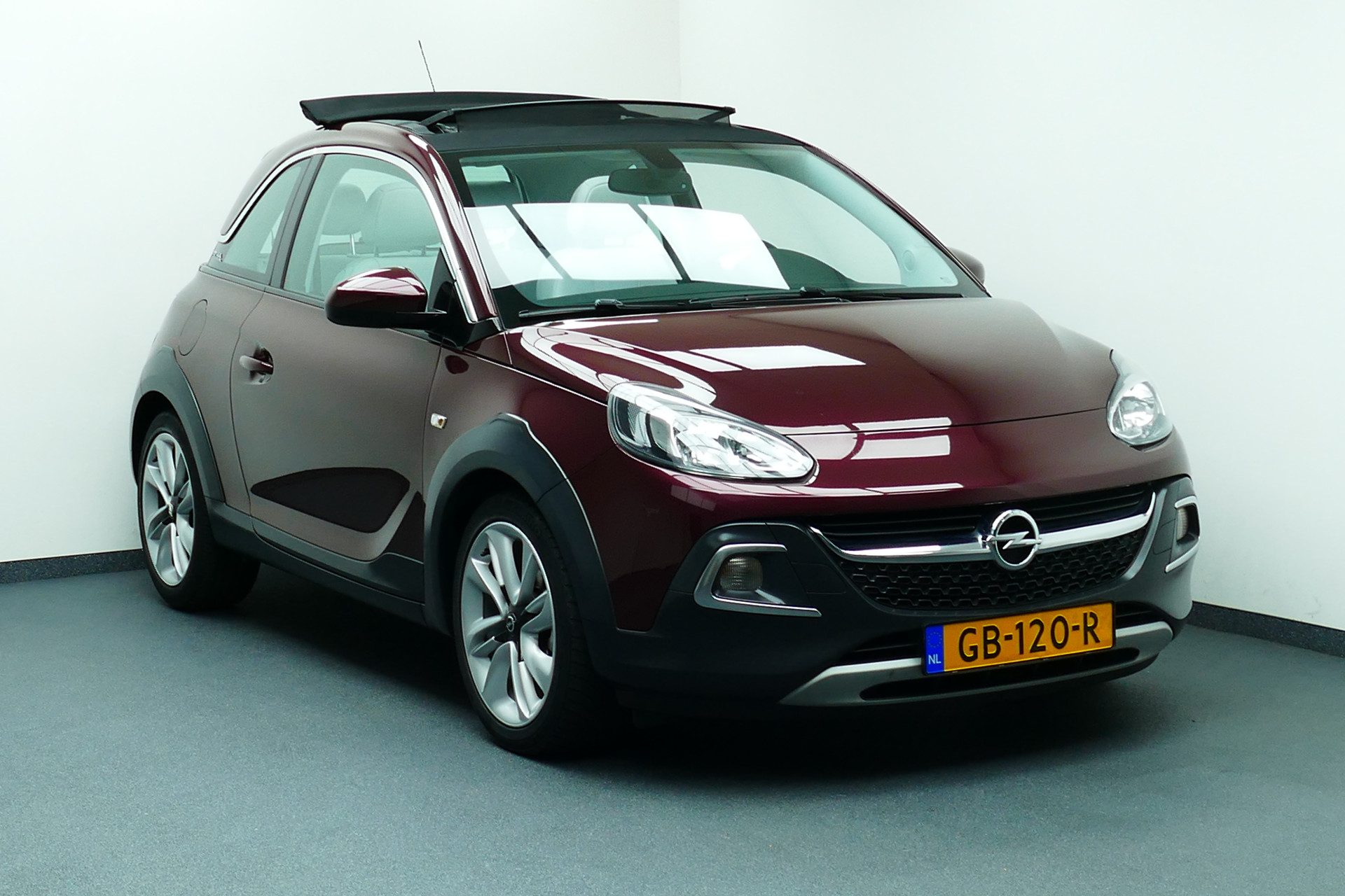 Opel ADAM 1.0 Turbo Rocks. Vouwdak, Clima, Cruise, Stoel&StuurVerw, 17"LM Velgen