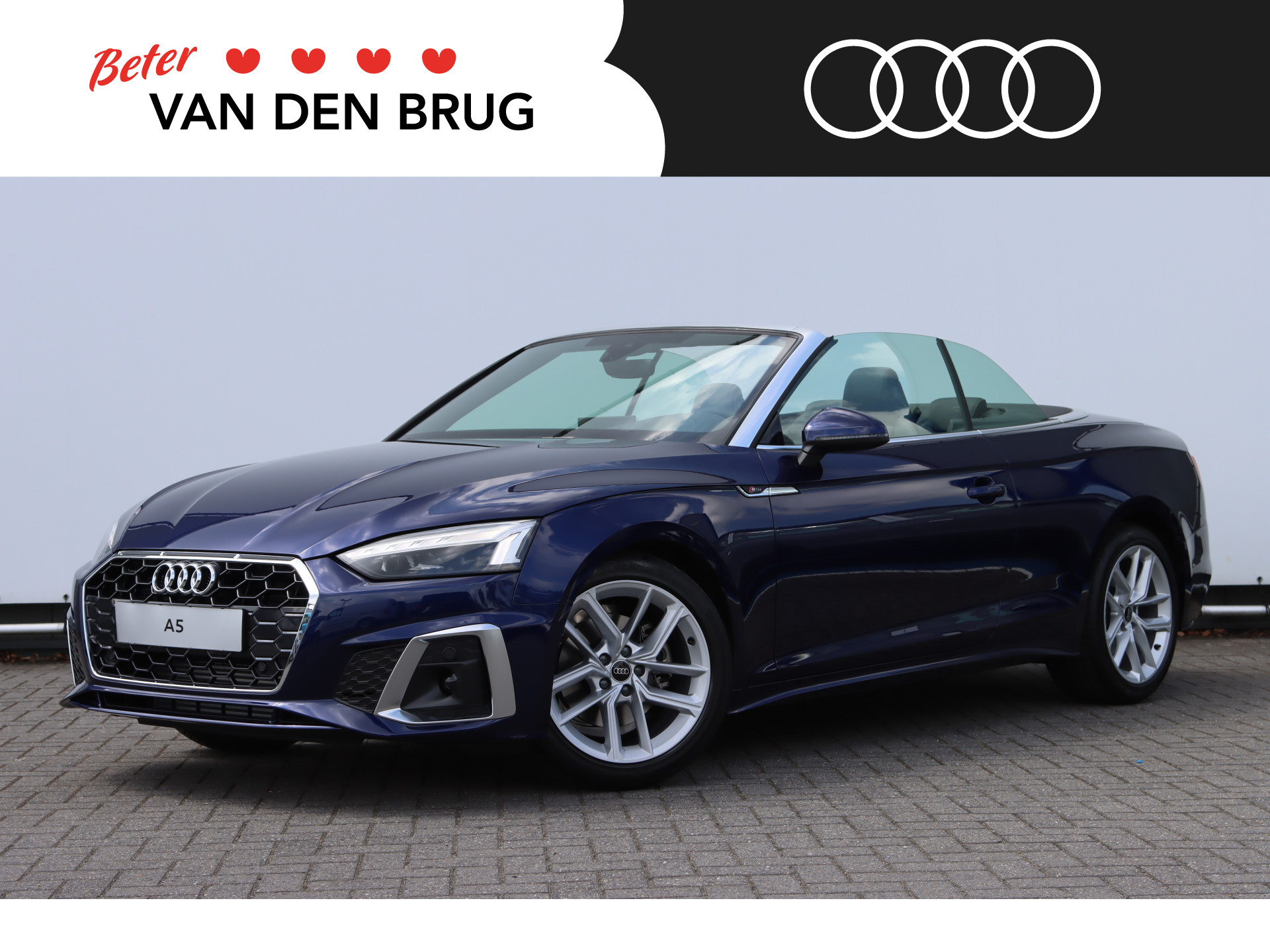 Audi A5 Cabriolet 35 TFSI S-Edition | uw voordeel is € 8.736,00 | 150 pk S-Tronic | Supersport stoelen | Matrix led | Elektr. stoelen | bij viaBOVAG.nl