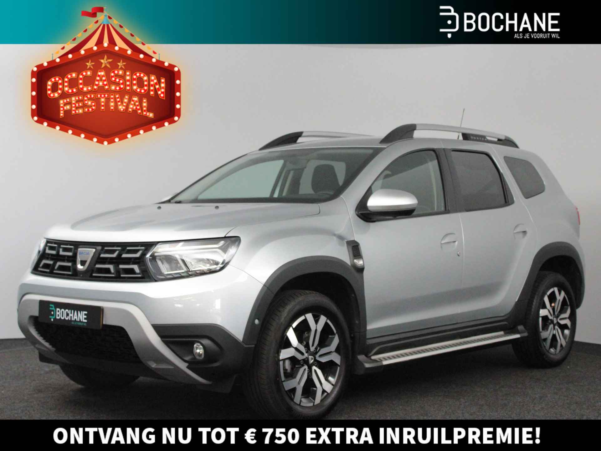 Dacia Duster 1.3 TCe 150 EDC Prestige Clima/Navi/Camera/ 1500KG Trekvermogen! - 1/44