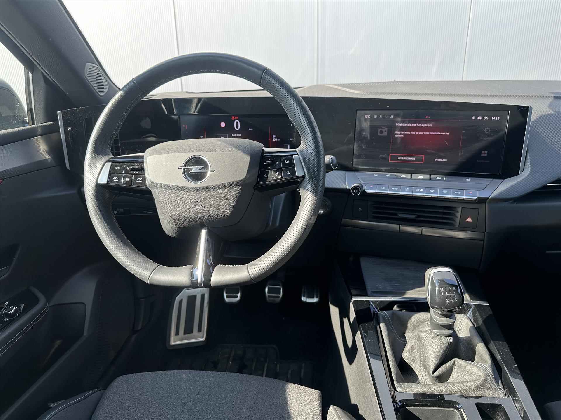 Opel Astra 130pk GS Line Automaat | Parkeercamera voor en achter | Navigatie via App | Stoel en Stuurverwarming - 10/44
