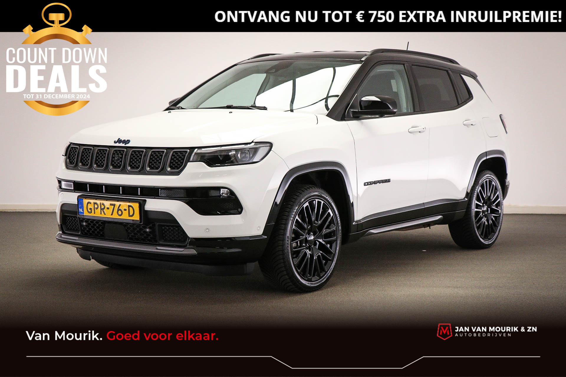 Jeep Compass 4xe 240 Plug-in Hybrid Electric S | 360 CAMERA | WINTER / TECH & CONVENIENCE- PACK | STUUR STOELVERWARMING |