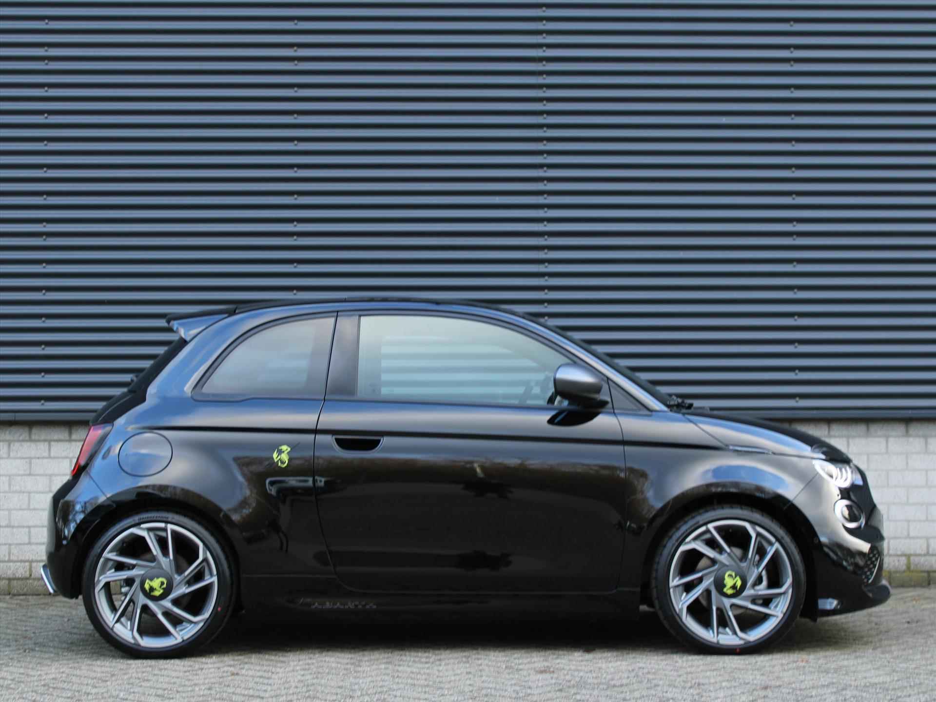 ABARTH 500 E 42 kWh 155pk Turismo I Engine Sound Generator I JBL Sound System I Panoramadak I  Alcantara Bekleding met Scorpion Logo - 4/25