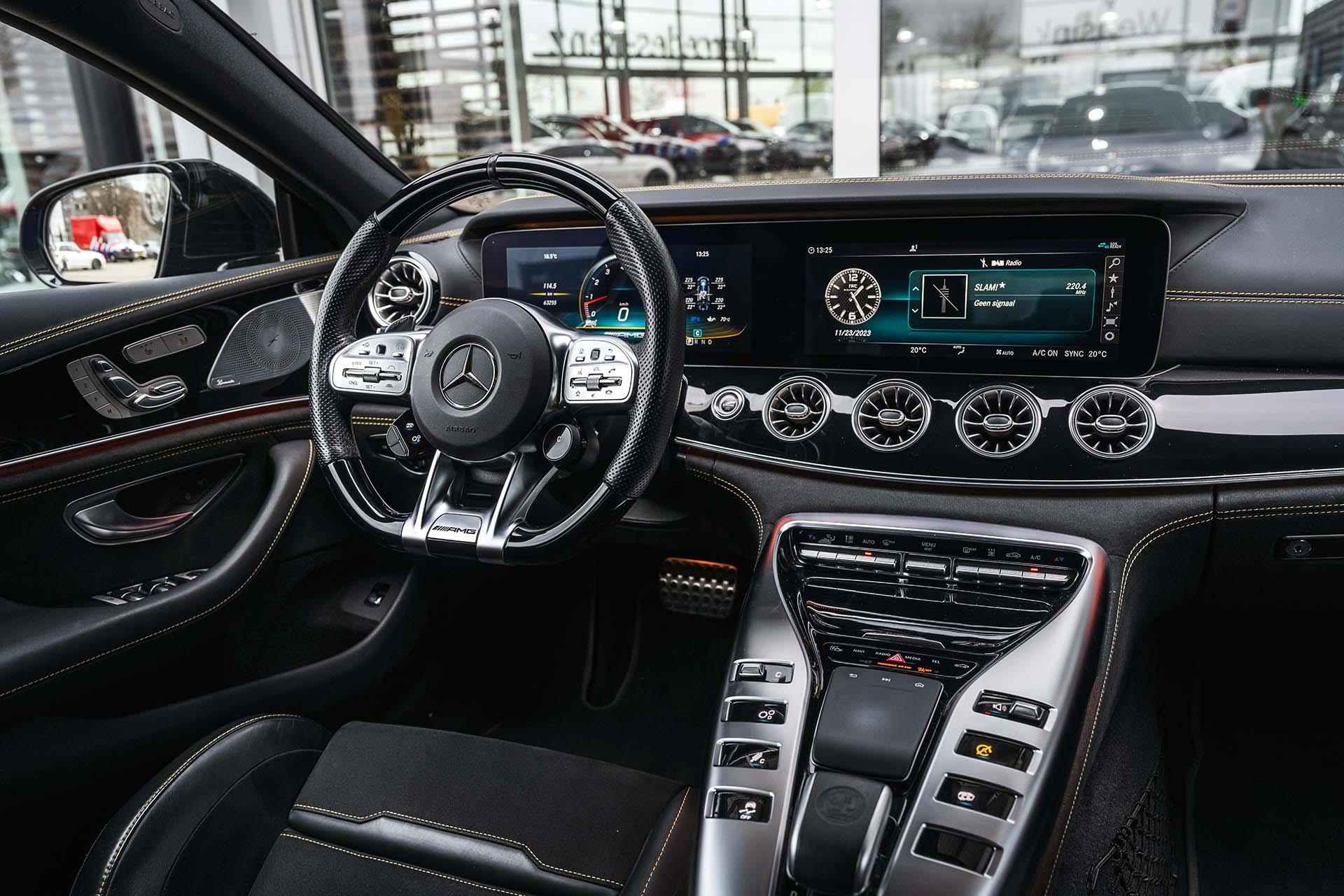 Mercedes-AMG GT 4-Door Coupe 63 S AMG 4MATIC+  | AMG Nightpakket | AMG Performance Stoelen | AMG Dynamic Plus | Standkachel | Head-Up Display | Burmester Surround Sound | 21" AMG-velgen | Panoramadak | Rij-Assistentiepakket | Softclose | Achterasbesturing | - 24/44