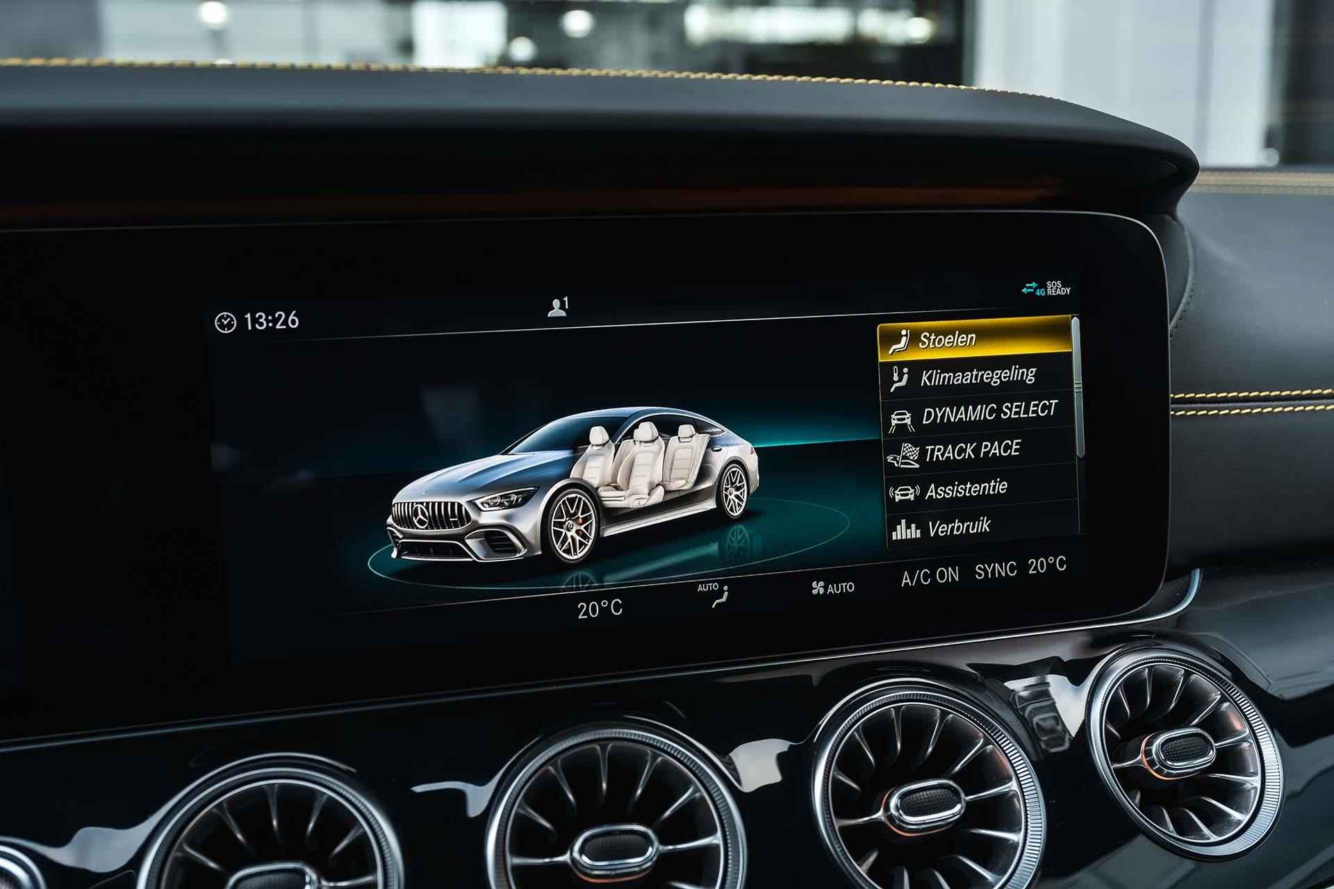 Mercedes-AMG GT 4-Door Coupe 63 S AMG 4MATIC+  | AMG Nightpakket | AMG Performance Stoelen | AMG Dynamic Plus | Standkachel | Head-Up Display | Burmester Surround Sound | 21" AMG-velgen | Panoramadak | Rij-Assistentiepakket | Softclose | Achterasbesturing | - 29/44