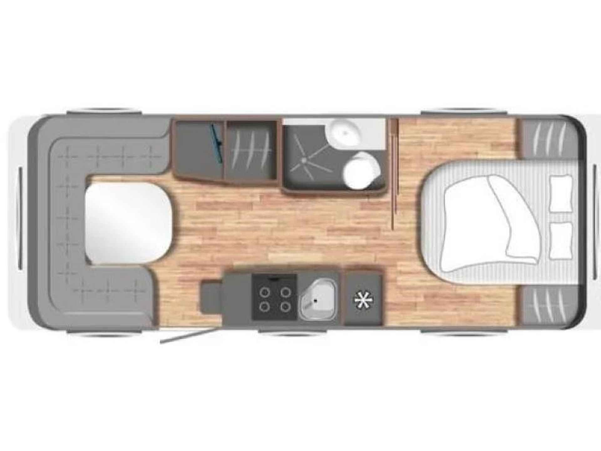 LMC Lord Brillant 590 VRIJSTAAND BED-COMPLEET - 12/12