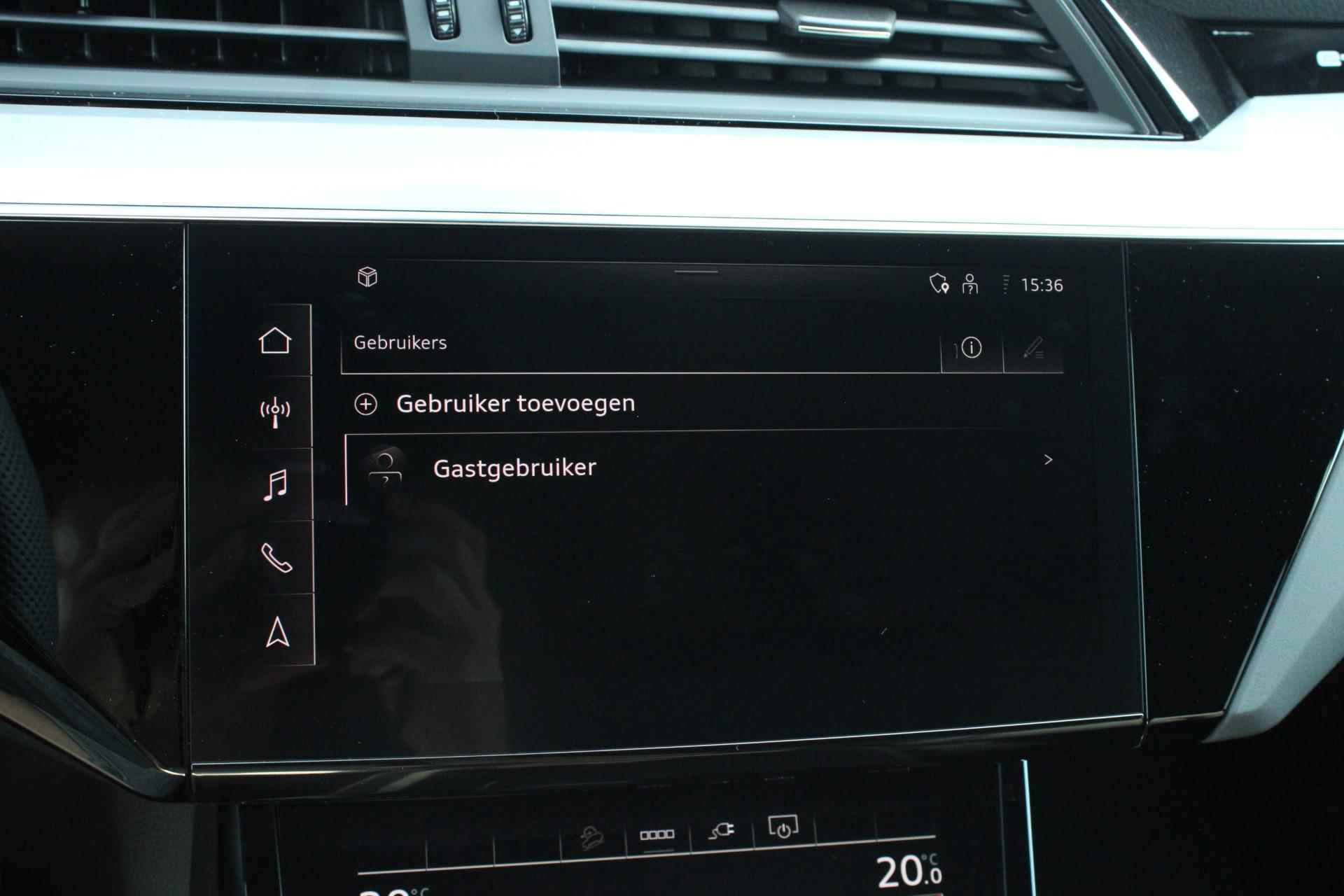 Audi Q8 e-tron 50 quattro 340pk S Edition 95 kWh | 20" Velgen | Achteruitrijcamera - 50/59