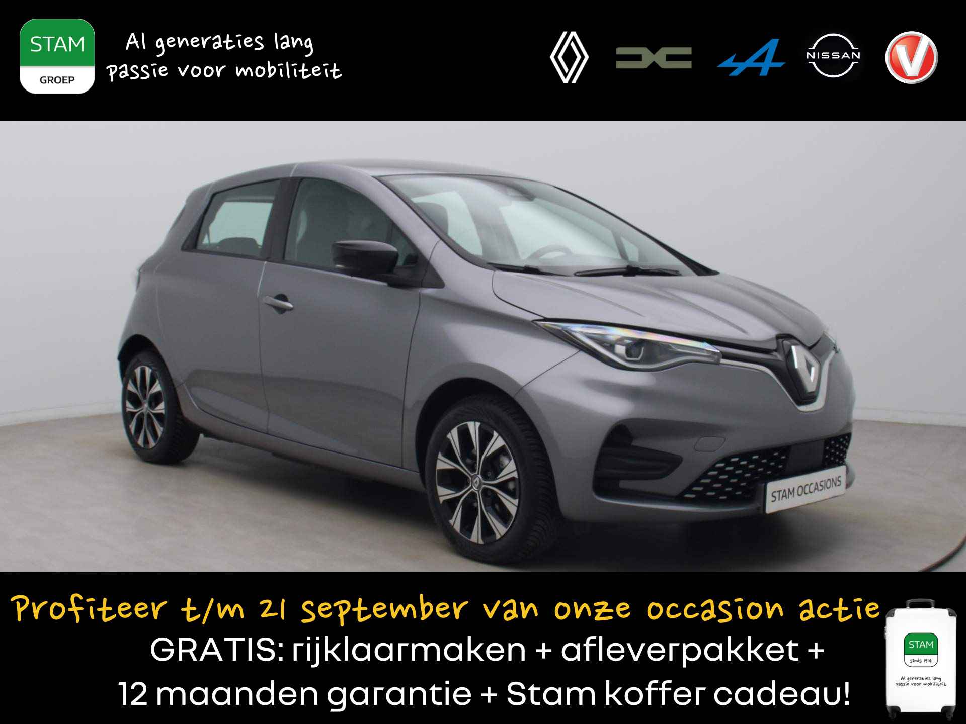 Renault ZOE R135 Evolution 52 kWh KOOPBATTERIJ Climate | Navi | Parksens. - 1/39