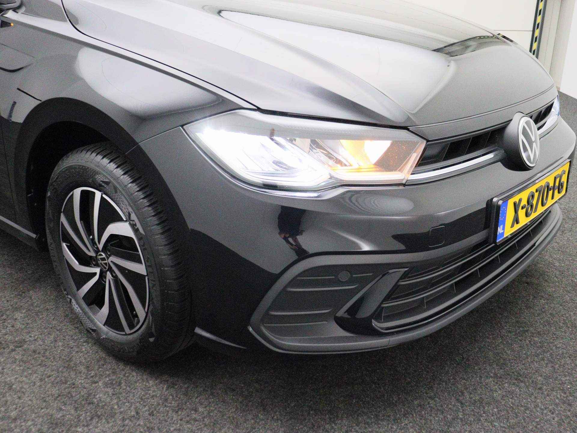 Volkswagen Polo Life 1.0 TSI 95pk Adaptive cruise control, App connect, LED verlichting, Airco, DAB, Bluetooth, Radio - 26/31