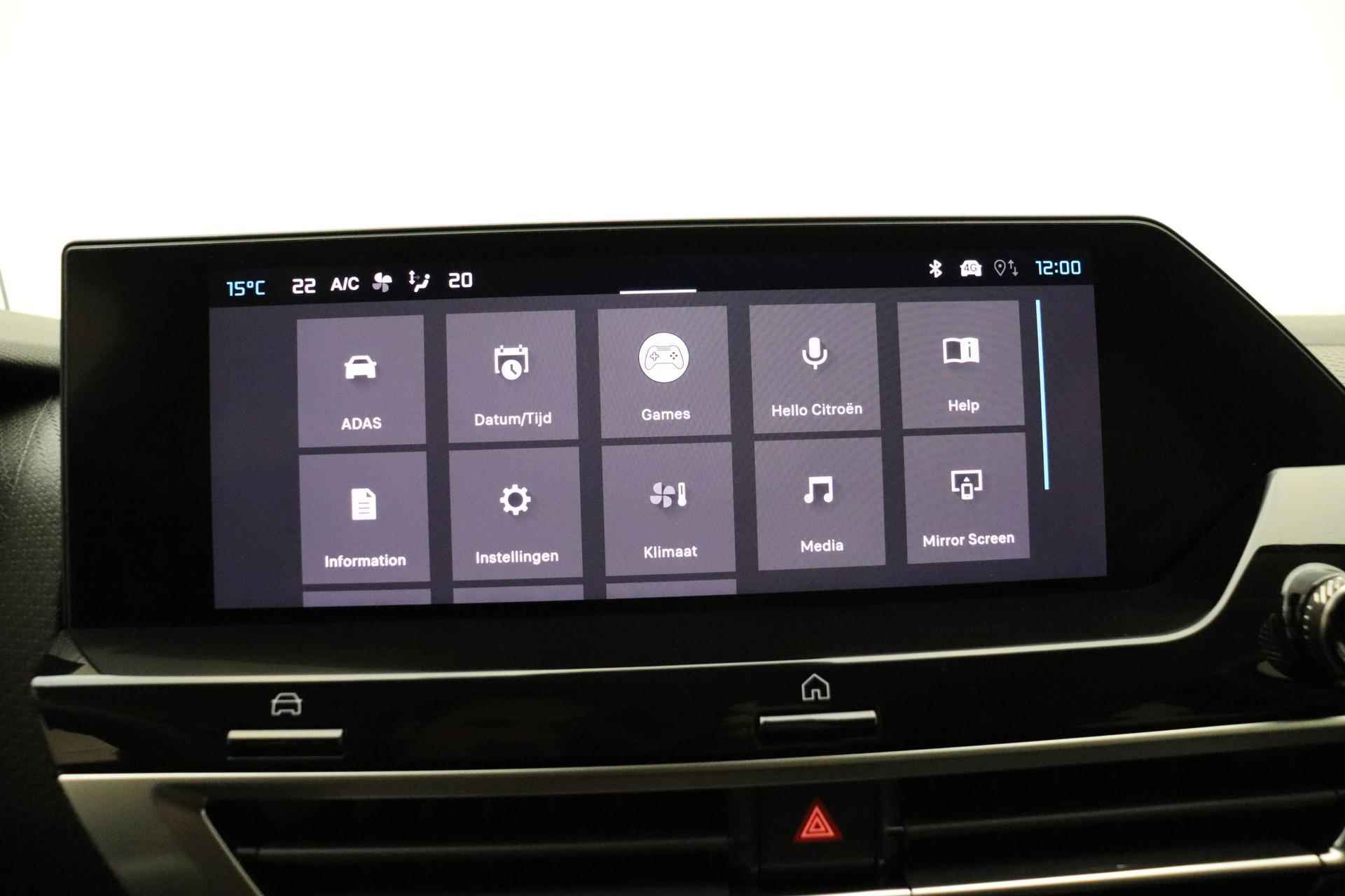 Citroen C4 1.2 Puretech Shine 130 PK Automaat | Adaptive Cruise | Stoel-/Stuurverwarming | Head-up Display | HiFi Audiosysteem | Comfort seats | Keyless Entry/Start | Navigatie | Climate Control | Full LED | Apple Carplay/Android Auto | - 24/34