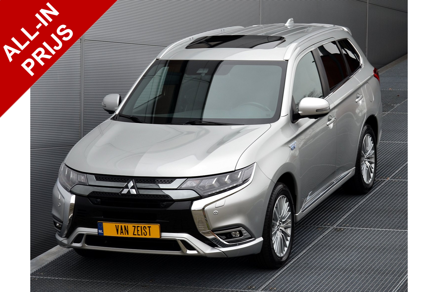 Mitsubishi Outlander PHEV 2.4 INSTYLE 4WD | PLUG IN HYBRID | V2G | FULL OPTIONS | SCHUIFDAK | ADAPTIEF CRUISE | FABRIEKGARANTIE TOT 10-08-2028* | ALL IN RIJKLAARPRIJS