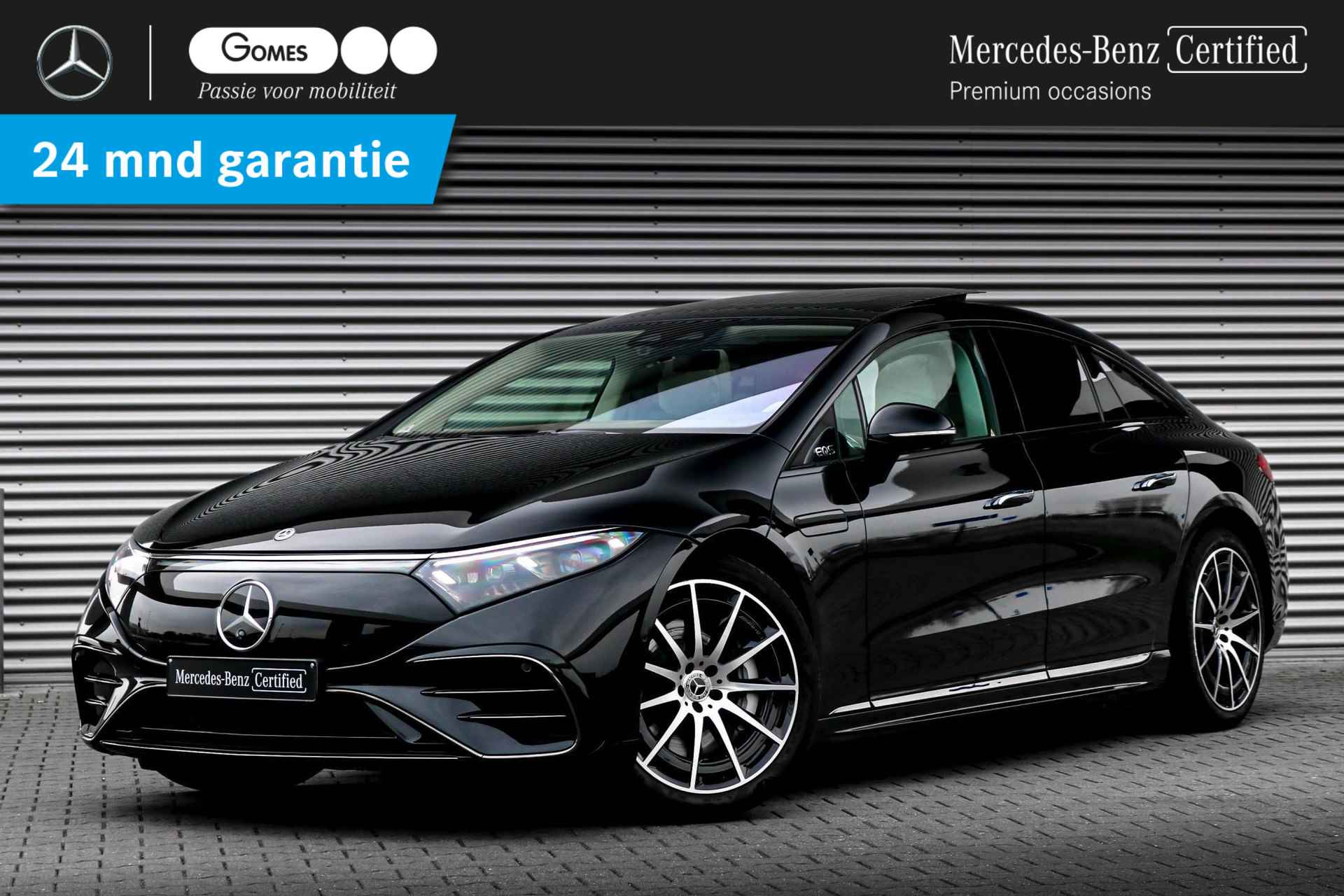 Mercedes-Benz EQS 450+ | Grijs Leder | Panoramadak | Rijassistentiepakket - 1/52