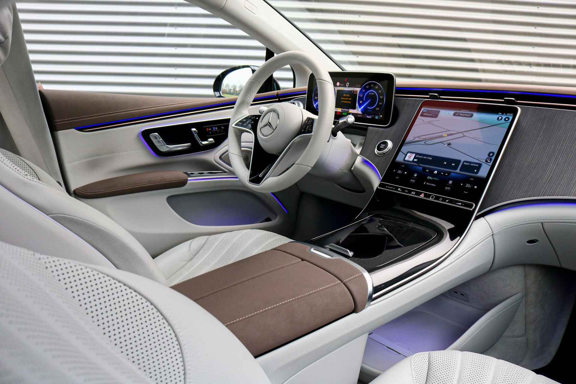 Mercedes-Benz EQS 450+ | Grijs Leder | Panoramadak | Rijassistentiepakket - 3/52