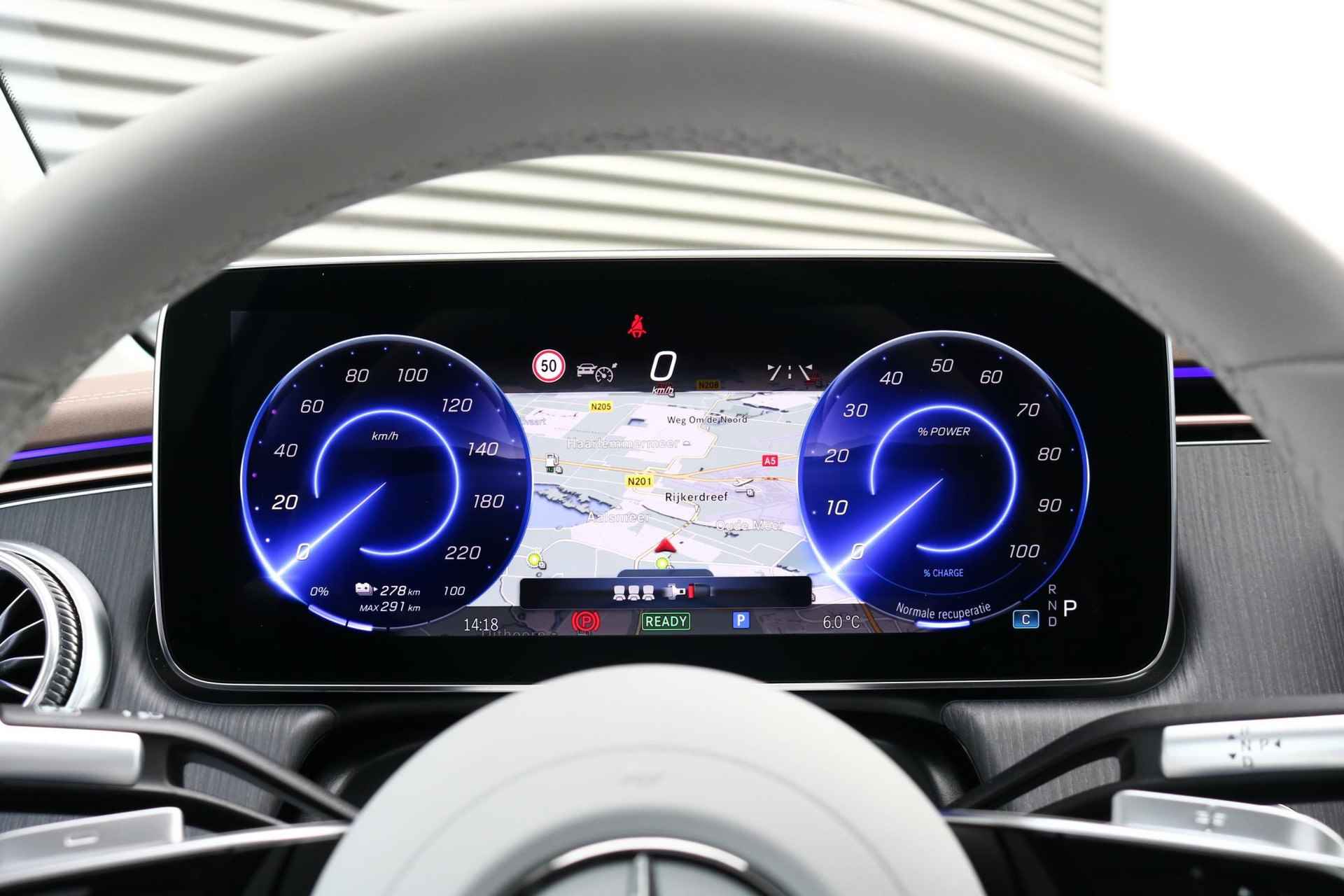 Mercedes-Benz EQS 450+ | Grijs Leder | Panoramadak | Rijassistentiepakket - 8/52