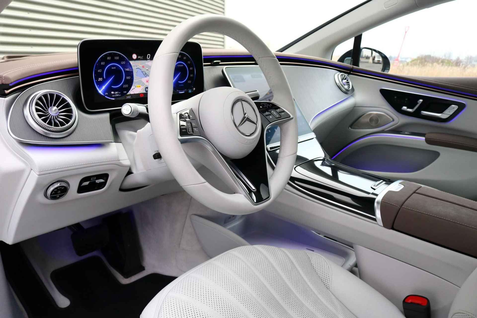 Mercedes-Benz EQS 450+ | Grijs Leder | Panoramadak | Rijassistentiepakket - 23/52