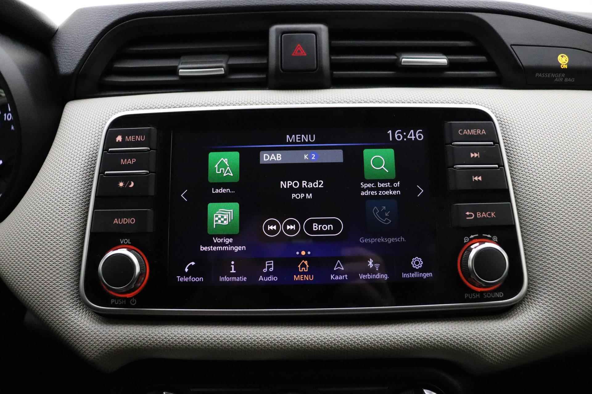 Nissan Micra 1.0 IG-T N-Connecta | Navigatie | Camera | Parkeersensoren | Lichtmetalen velgen | Bluetooth | Cruise control | Getint glas - 22/31