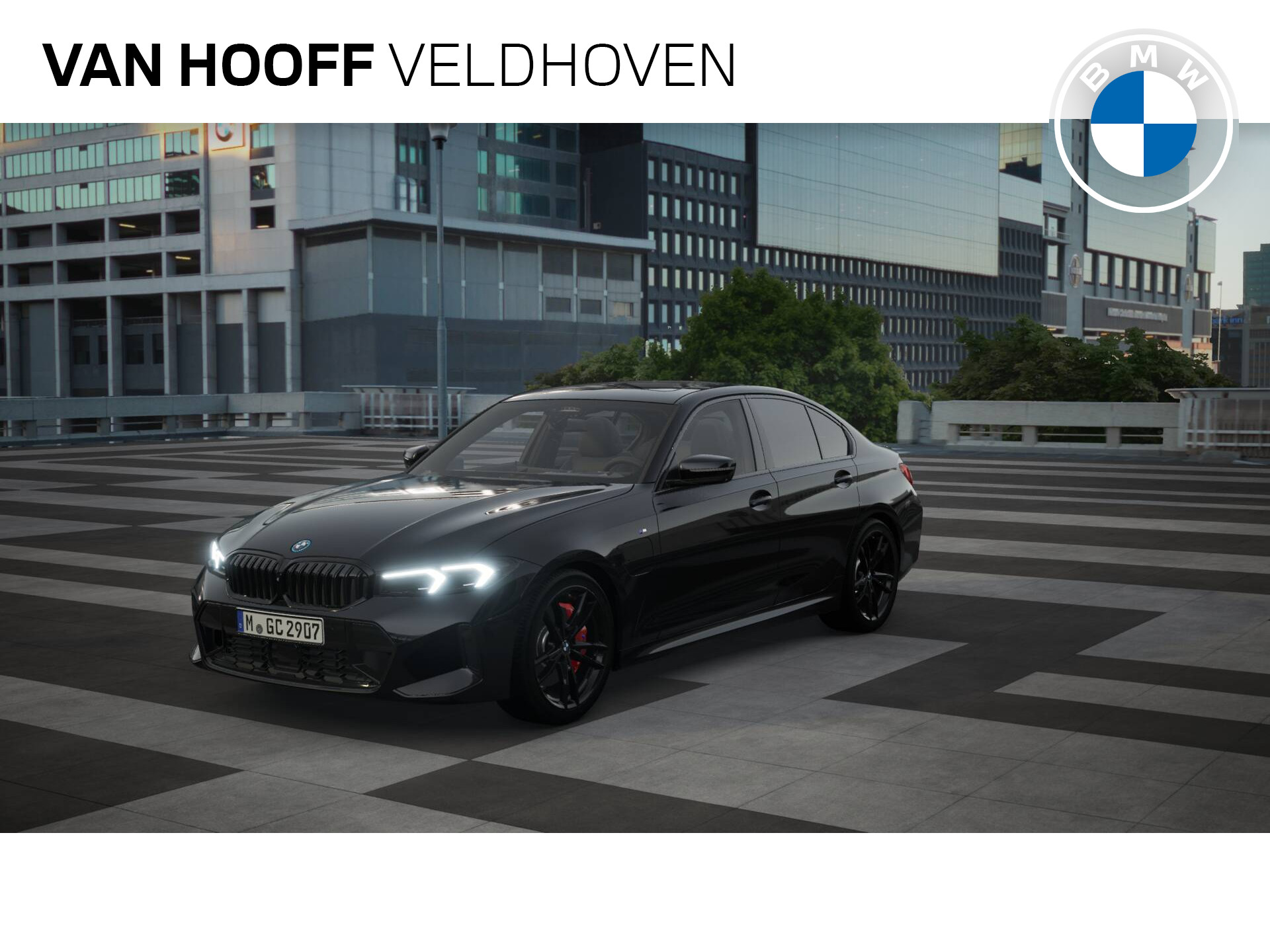 BMW 3-serie 320e M Sport High Executive Automaat / Schuif-kanteldak / Sportstoelen / Parking Assistant Plus / Adaptieve LED / Driving Assistant Professional / Adaptief M Onderstel bij viaBOVAG.nl