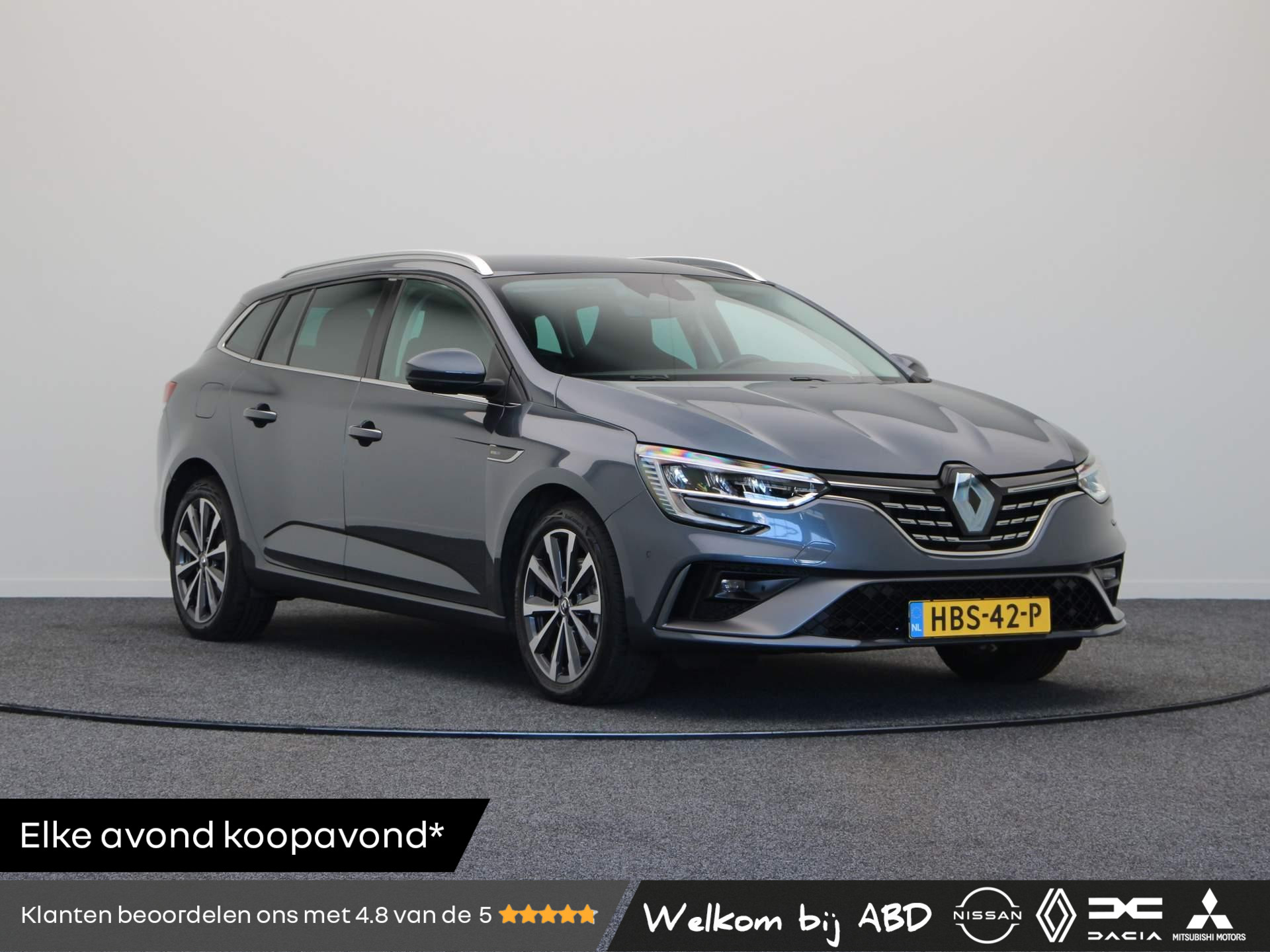 Renault Mégane Estate E-Tech Plug-In Hybrid 160pk R.S. Line | Stoelverwarming | Adaptieve Cruise Control | Achteruitrijcamera | Bose |