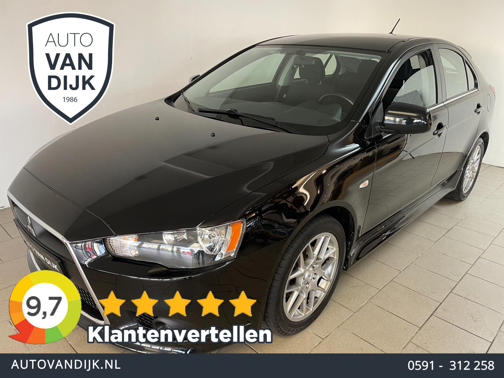 Mitsubishi Lancer Sportback 1.6 Limited Edition AIRCO BLUETOOTH ELEK RAMEN CENT VERG 17INCH VELGEN ZEER NETTE AUTO