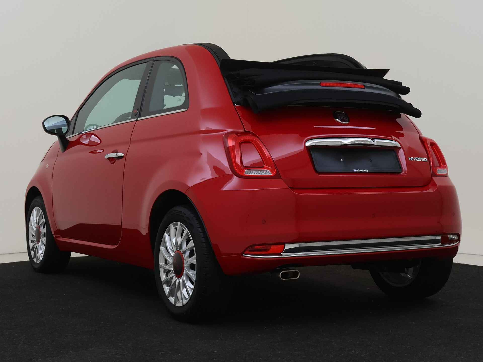 Fiat 500C 1.0 70PK Hybrid RED Cabrio | Navigatie | Airco | Licht metalen velgen - 5/36