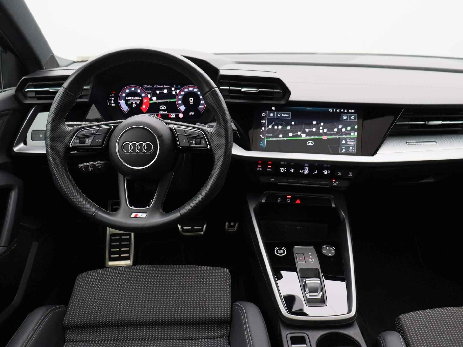 Audi A3 Limousine 30 TFSI S edition 110 PK | Automaat | S line exterieur | S line interieur |  Panoramadak | Virtual cockpit | Navigatie| LED  | Stoelverwarming | Cruise Control | Lichtmetalen velgen | Parkeersensoren | - 11/33