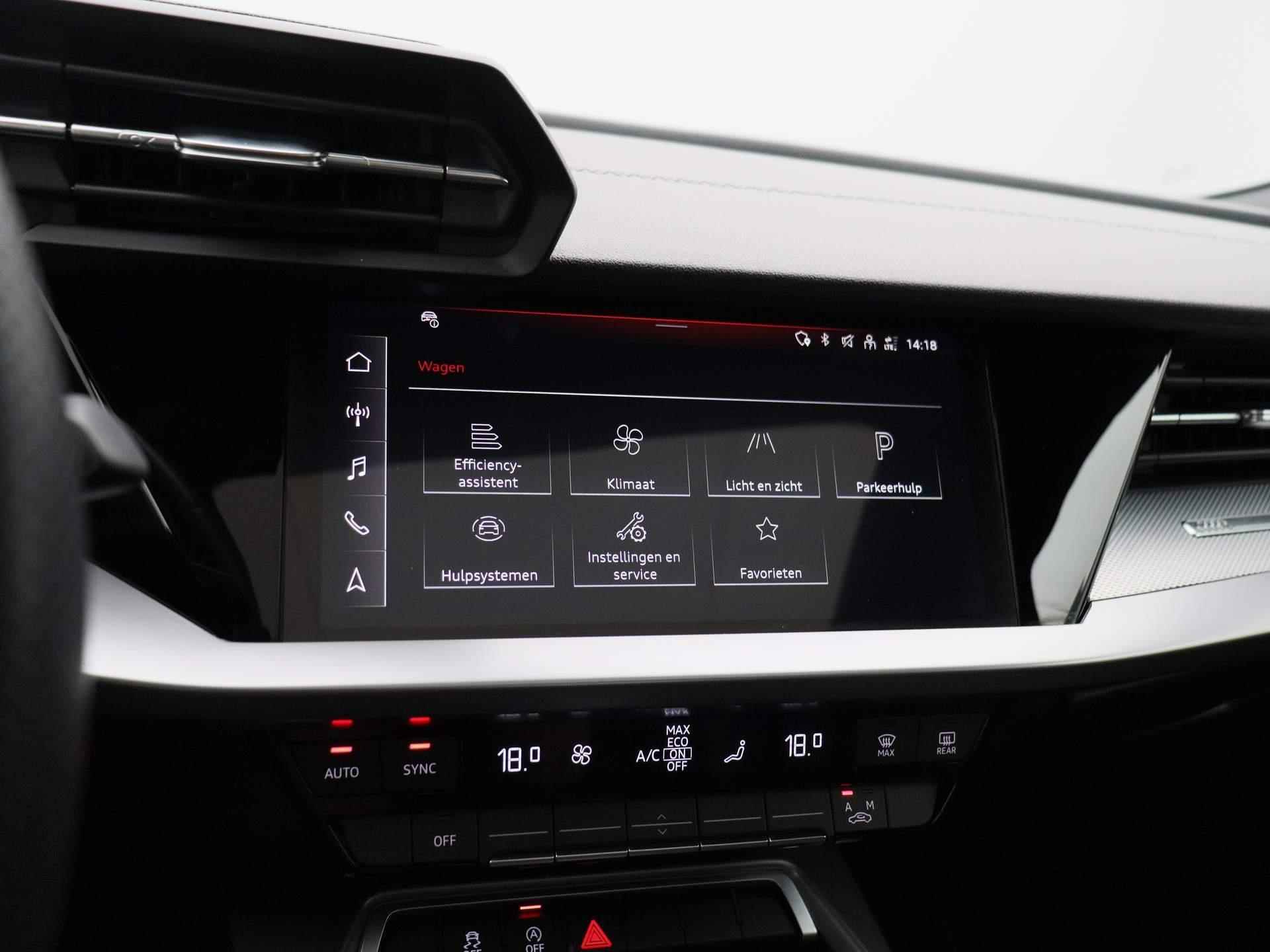 Audi A3 Limousine 30 TFSI S edition 110 PK | Automaat | S line exterieur | S line interieur |  Panoramadak | Virtual cockpit | Navigatie| LED  | Stoelverwarming | Cruise Control | Lichtmetalen velgen | Parkeersensoren | - 22/33
