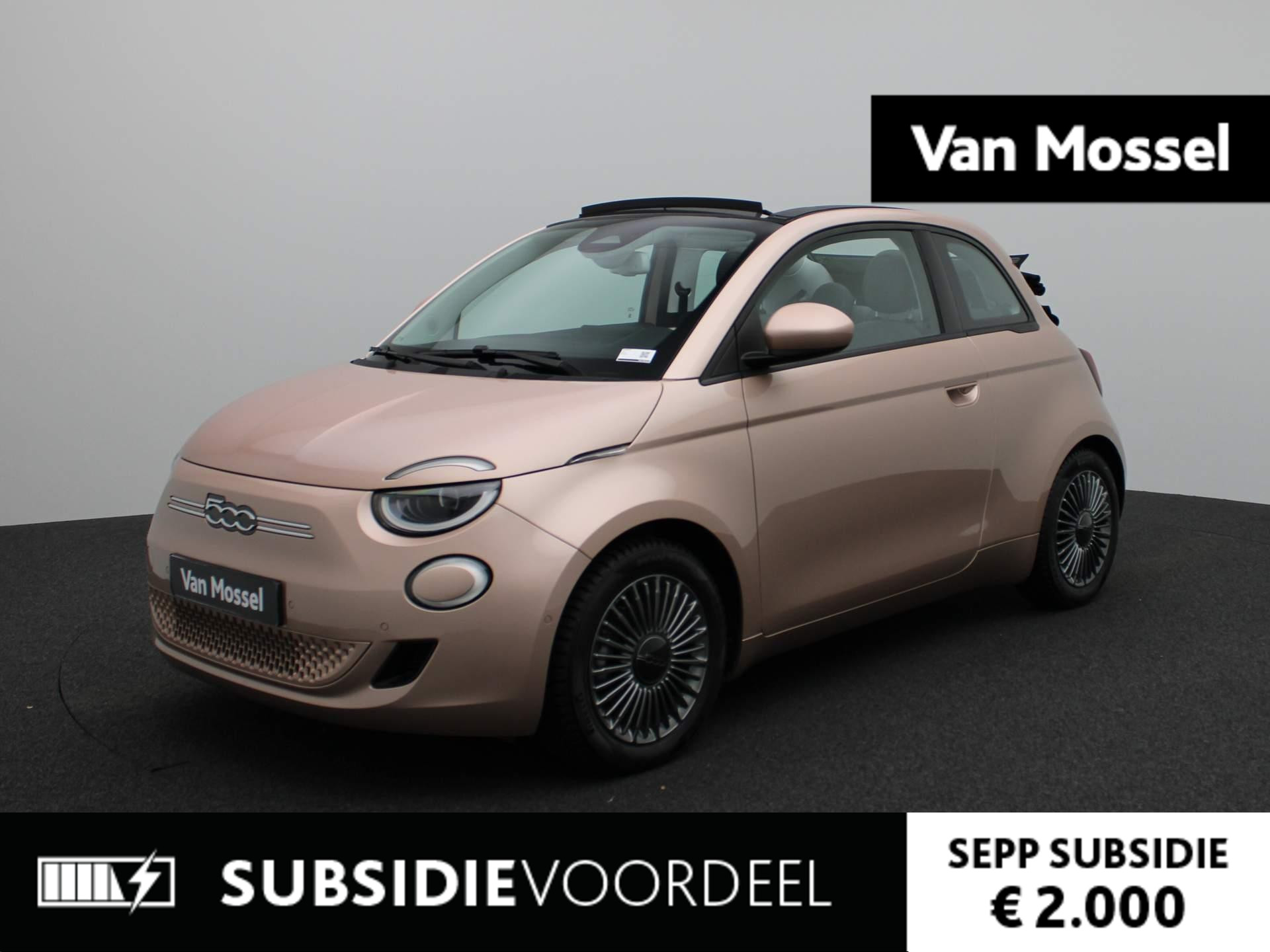 Fiat 500 C Icon 42 kWh | Navi | ECC | Cam | LED | PDC | LMV |