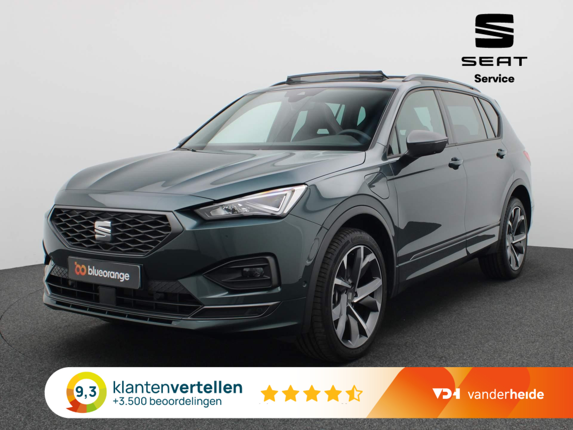 SEAT Tarraco 1.4 TSI e-Hybrid PHEV FR Business Panoramadak, trekhaak, achteruitrijcamera, winterpakket Plus, keyless, virtual pedal, 20'' lichtmetaal