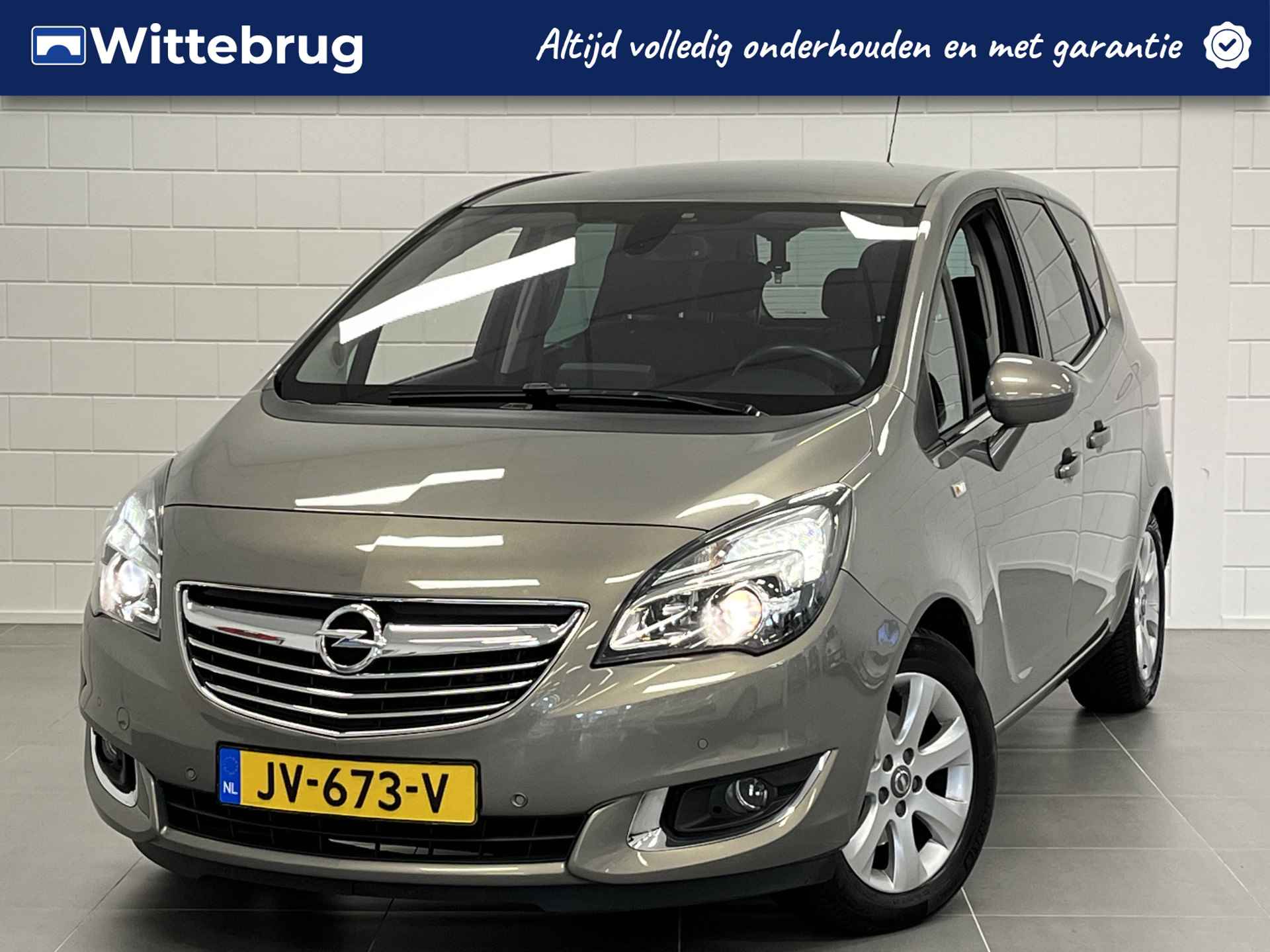 Opel Meriva 1.4 Turbo Blitz TREKHAAK | NAVIGATIE | LEDEREN BEKLEDING | ALL SEASON BANDEN | KEURIGE AUTO! - 1/50