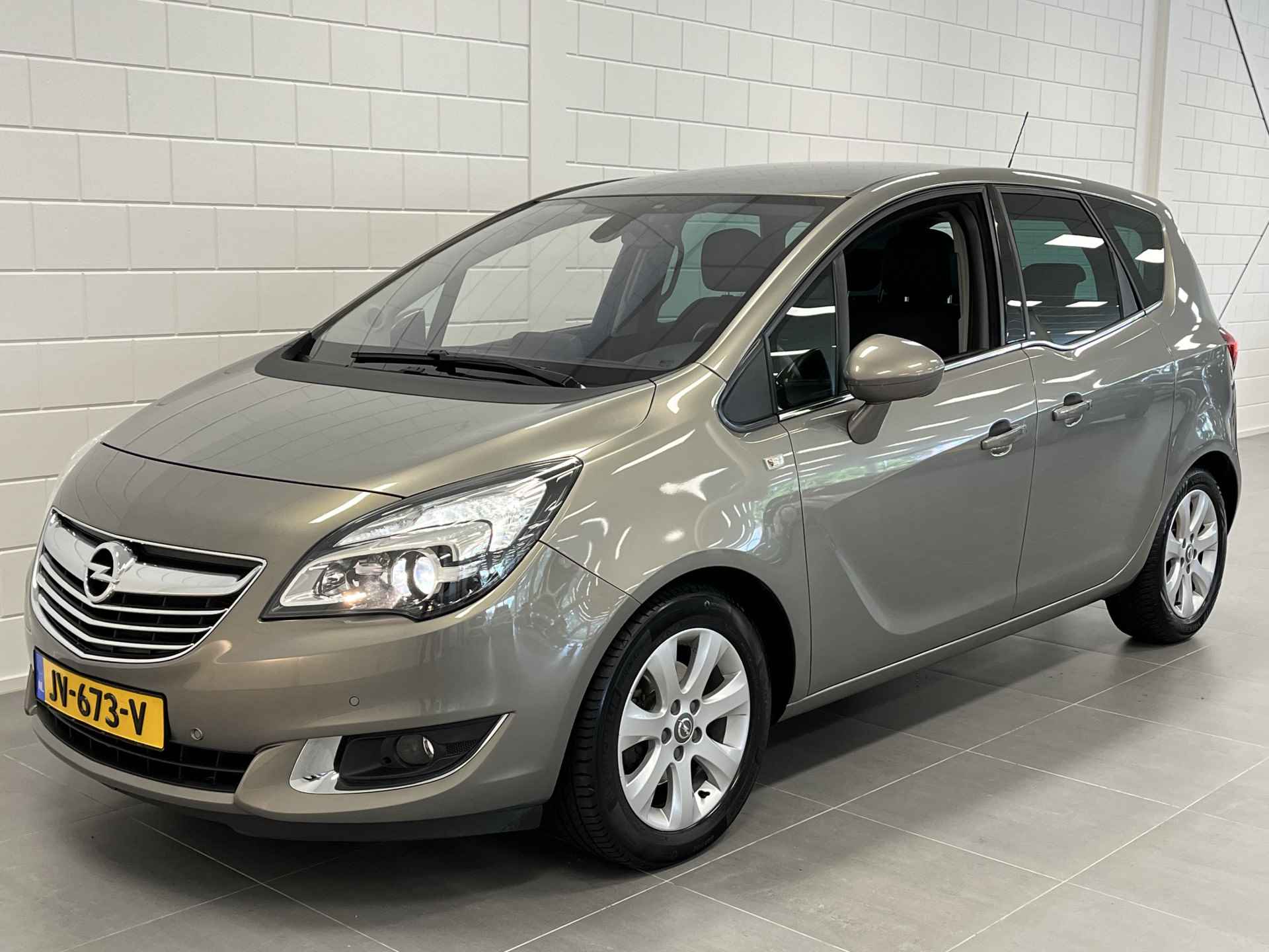 Opel Meriva 1.4 Turbo Blitz TREKHAAK | NAVIGATIE | LEDEREN BEKLEDING | ALL SEASON BANDEN | KEURIGE AUTO! - 4/50