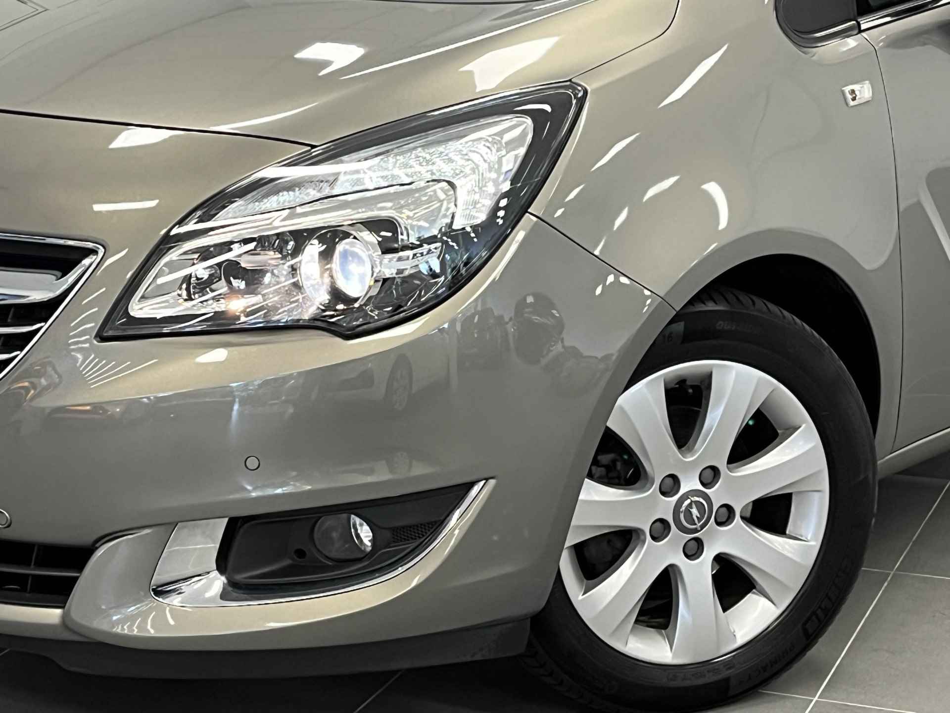 Opel Meriva 1.4 Turbo Blitz TREKHAAK | NAVIGATIE | LEDEREN BEKLEDING | ALL SEASON BANDEN | KEURIGE AUTO! - 32/50