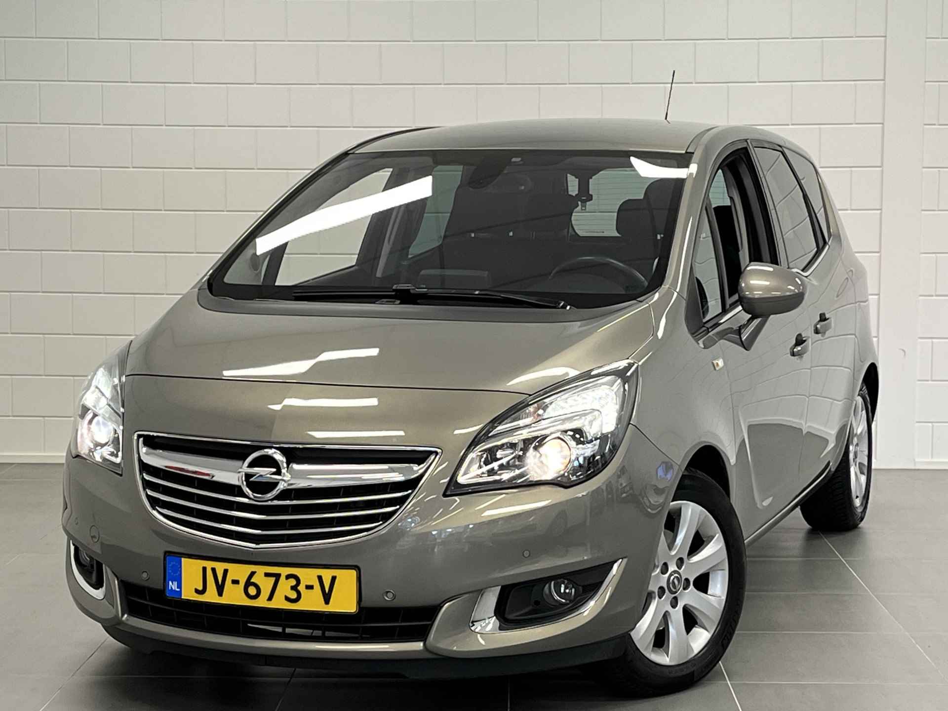 Opel Meriva 1.4 Turbo Blitz TREKHAAK | NAVIGATIE | LEDEREN BEKLEDING | ALL SEASON BANDEN | KEURIGE AUTO! - 44/50