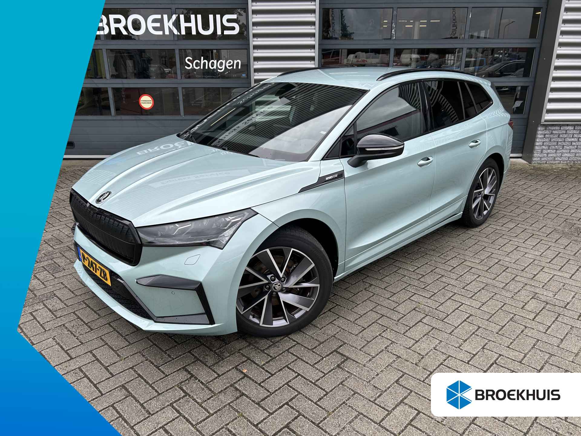 Škoda Enyaq iV 60 180 pk Sportline | Achteruitrijcamera | Navigatie | Cruise control adaptief | - 1/22