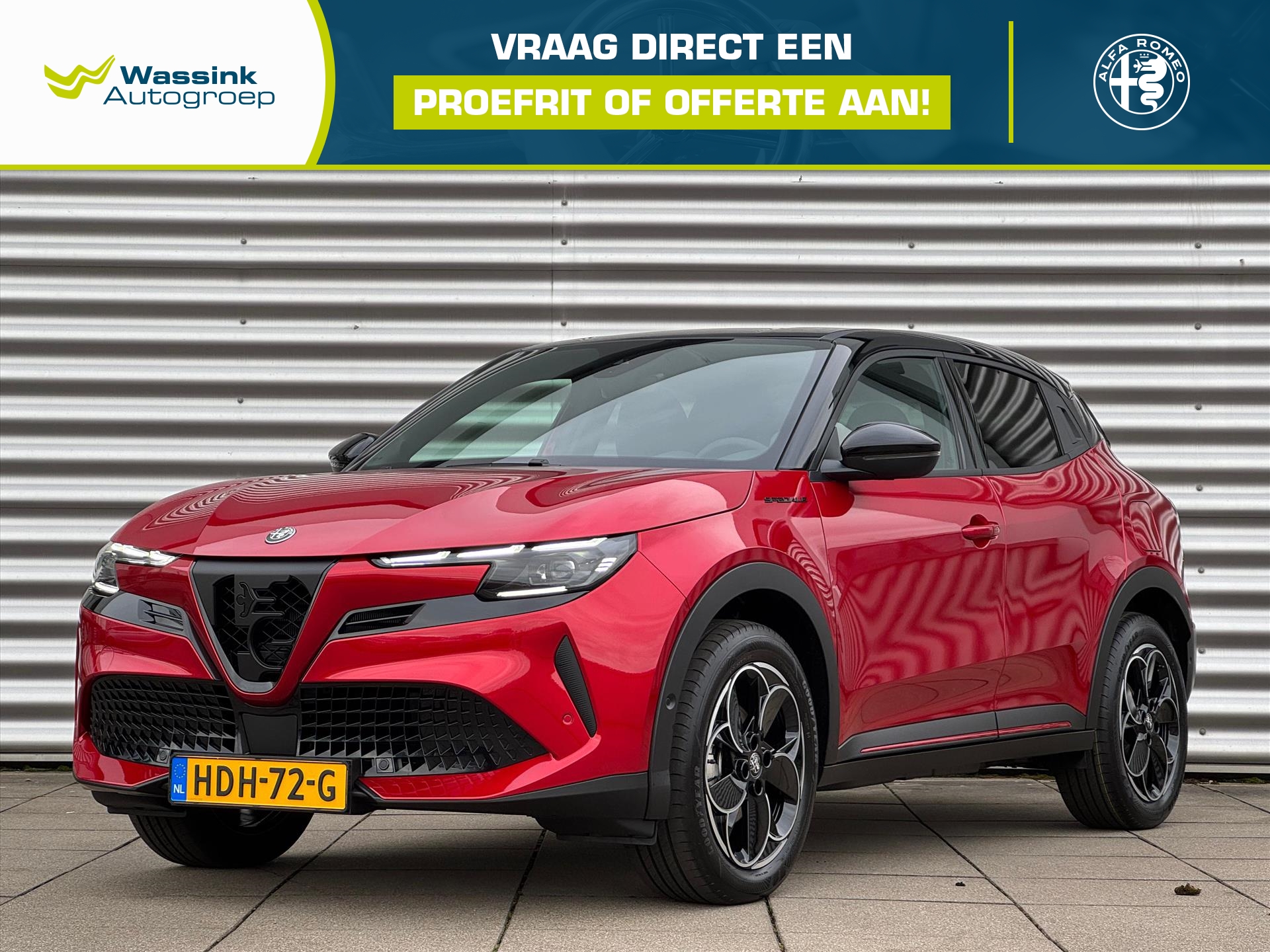 ALFA ROMEO Junior 54 kWh 156pk Electrica Speciale | Elektrische achterklep |Verwarmbare voorruit |  Achterruirijcamera | Keyless entery |