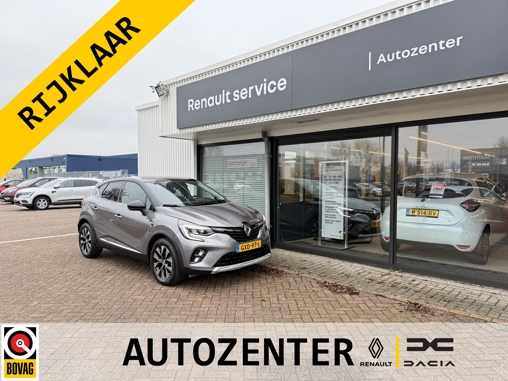 Renault Captur Techno Tce 90 | parkeersensor voor + achter | camera | draadloos carplay | tijdelijk gratis Top Afleverpakket twv Eur 695