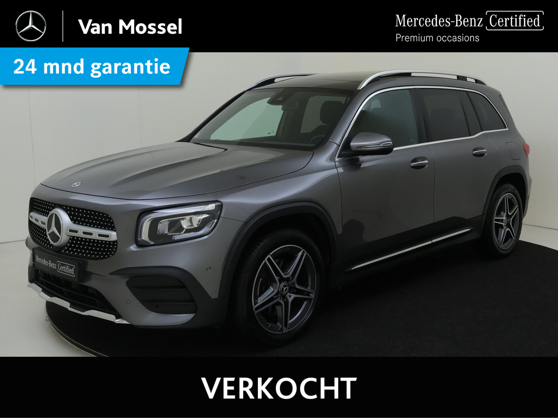 Mercedes-Benz GLB 200 AMG Line 7p. / Panorama-Schuifdak / Privacy Glass / Parkeer Camera / Elektr. Trekhaak / Stoelverwarming /