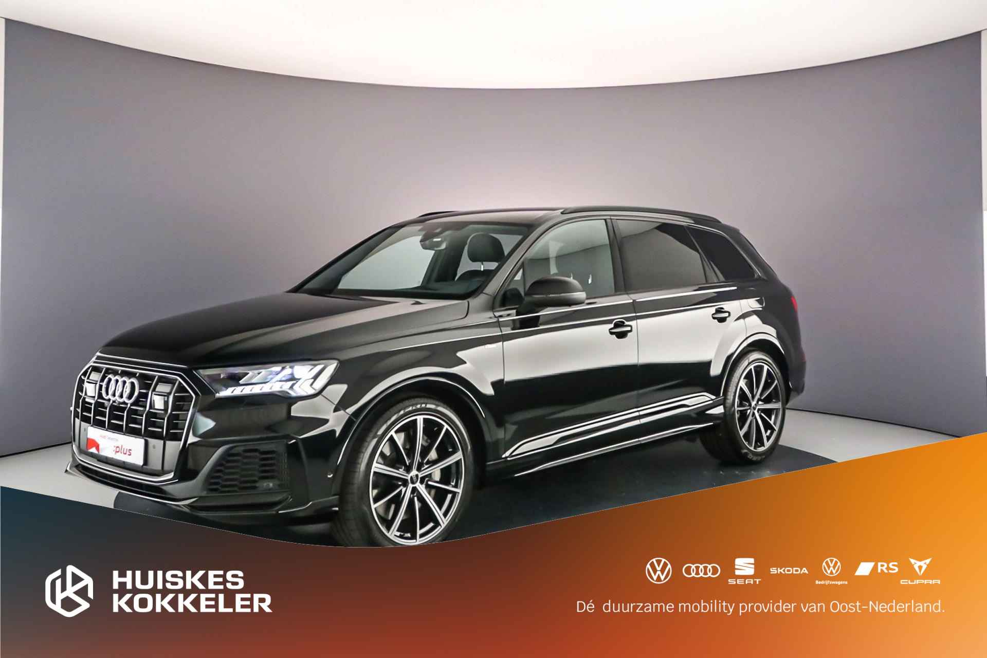 Audi Q7 55 TFSI e quattro Pro Line S 381pk | Tourpakket | B&O | Head-up | Trekhaak | Matrix-LED | Keyless | 21-inch | Rondomzicht | - 1/58