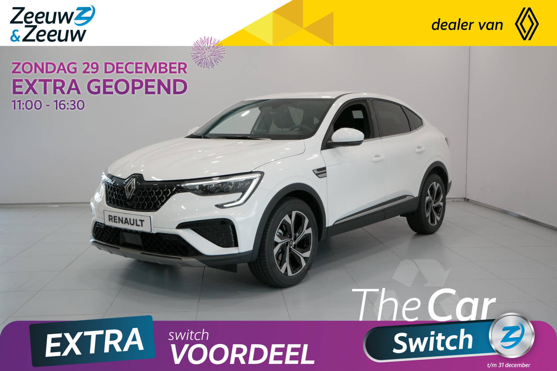 Renault Arkana 1.6 E-Tech hybrid 145 techno Uit voorraad leverbaar! OP=OP