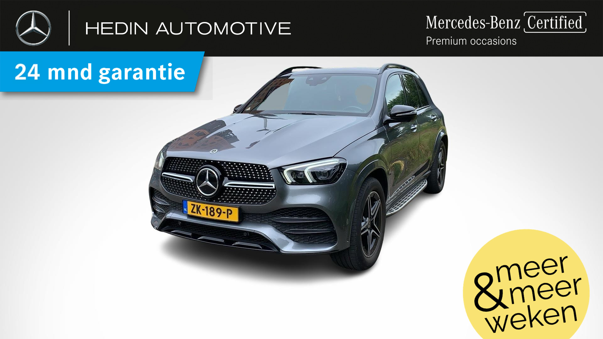 Mercedes-Benz GLE GLE 450 Automaat 4MATIC AMG Line Exterieur | Nightpakket | Distronic+ | Airmatic | Burmester Audio | Memory | Head-Up | Multibeam LED | Sfeerverlichting